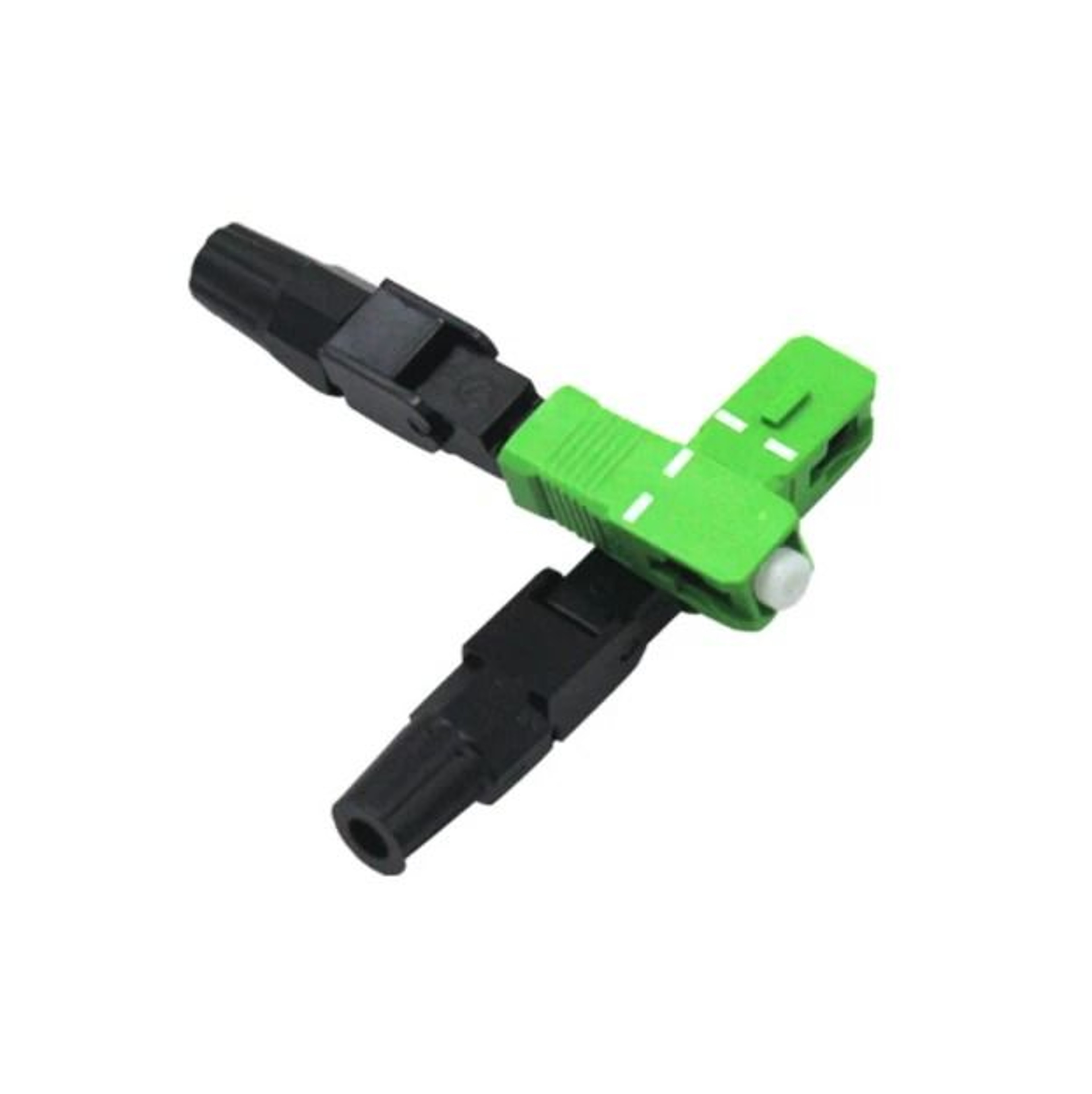 HighSpeed SCAPC Fiber Optic Quick Connector Kit Single Mode FTTH Fast Install 0