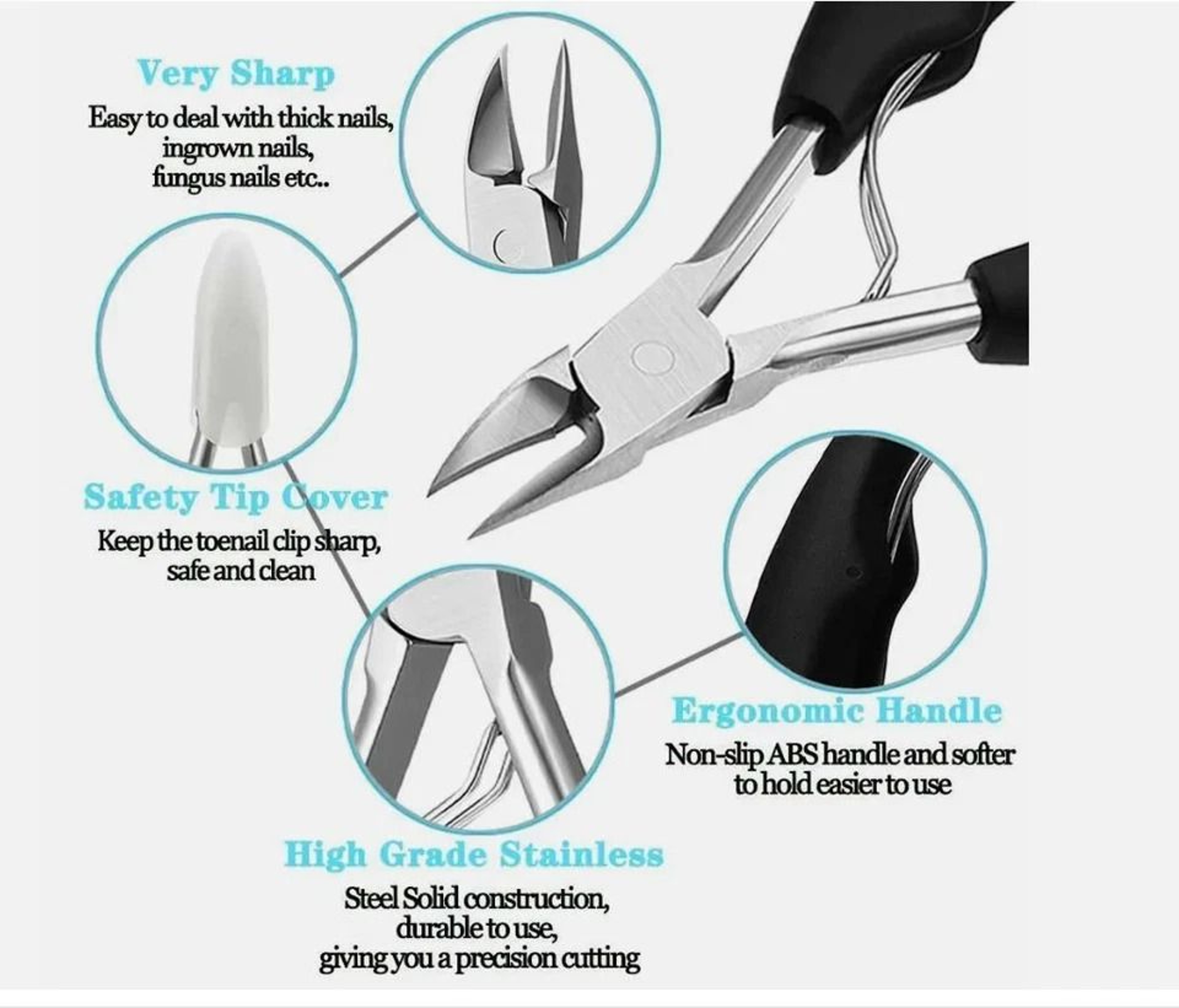 Heavy Duty Toenail Clippers For Thick Nails And Ingrown Toenails For Seniors 2