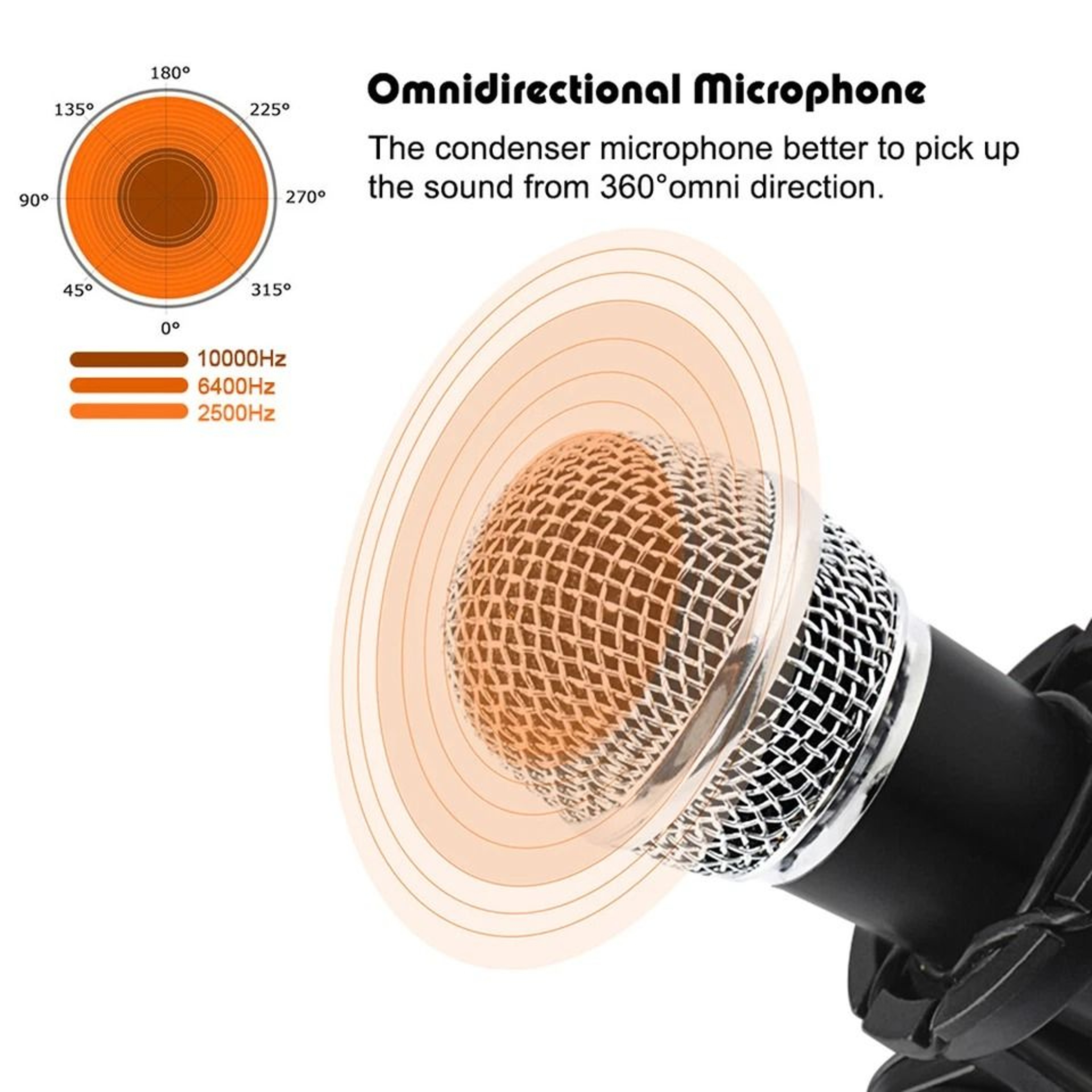 Plug And Play Condenser Microphone For PC Mac Android Gaming 8