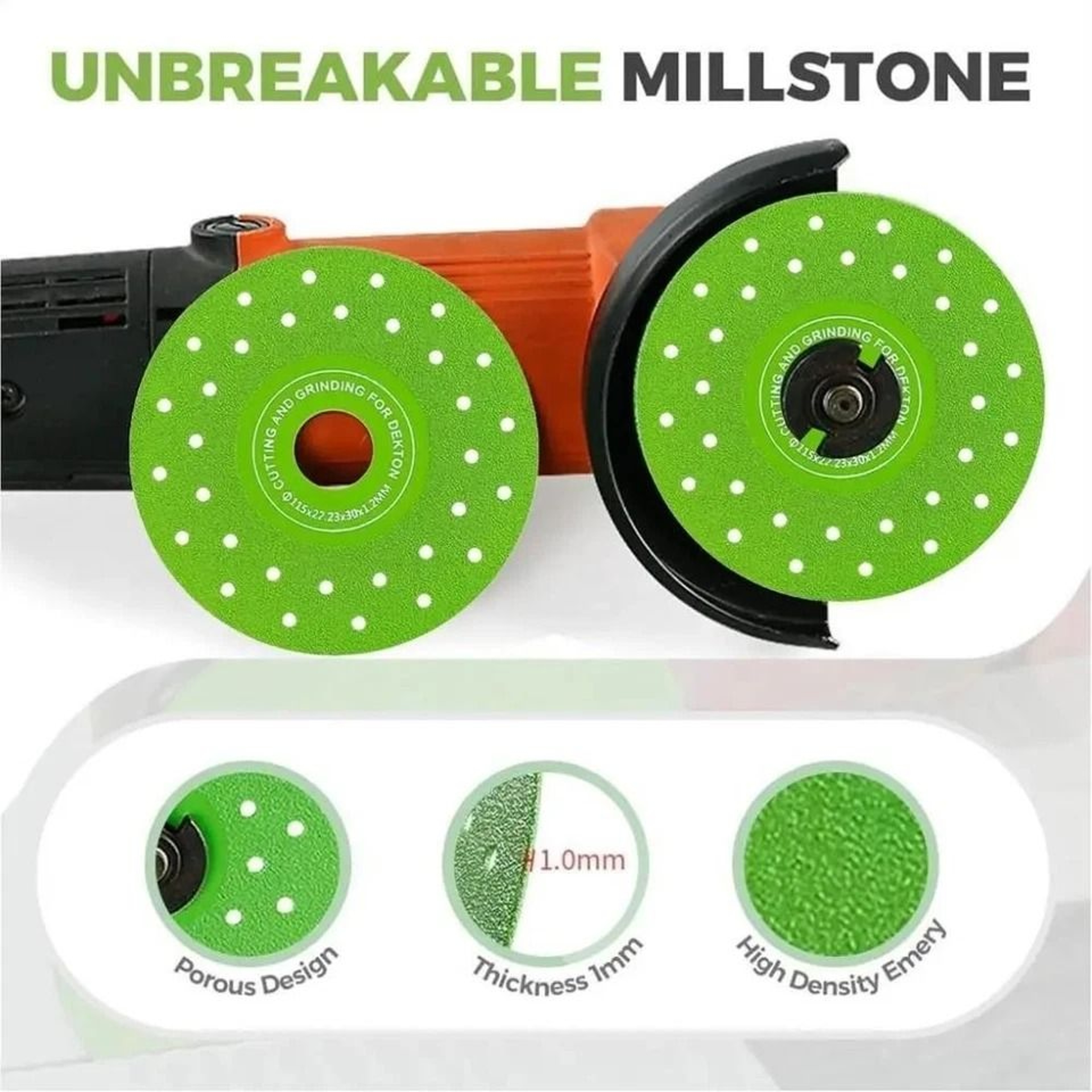 Diamond Grinding Disc Set Tile Cutting Blade For Marble Granite Glass 2
