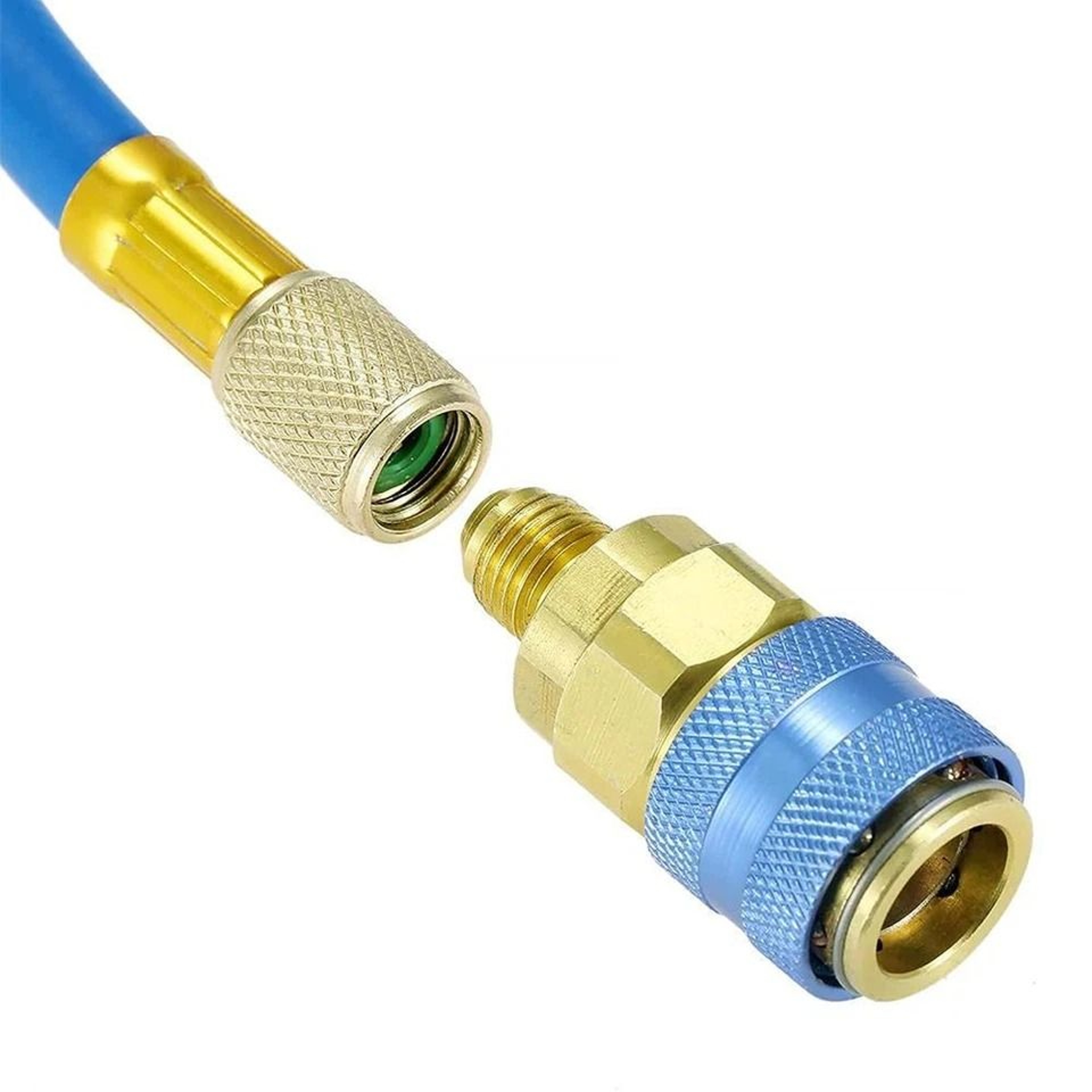 Quick Coupler Adapter Set High Low Side SAE Male Flare For Car AC Service 8