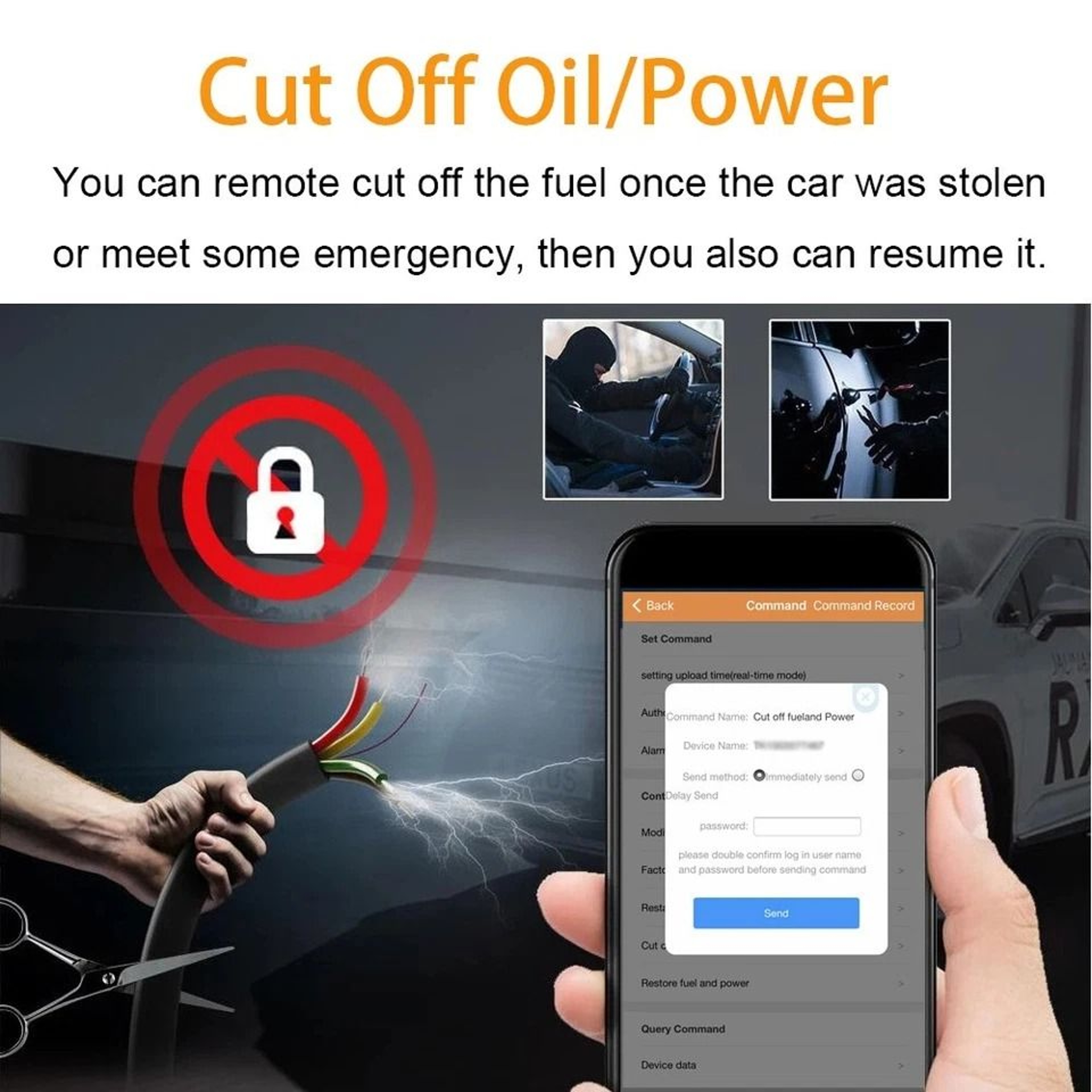 Car GPS Tracker Real Time Vehicle Anti Theft Locator 5