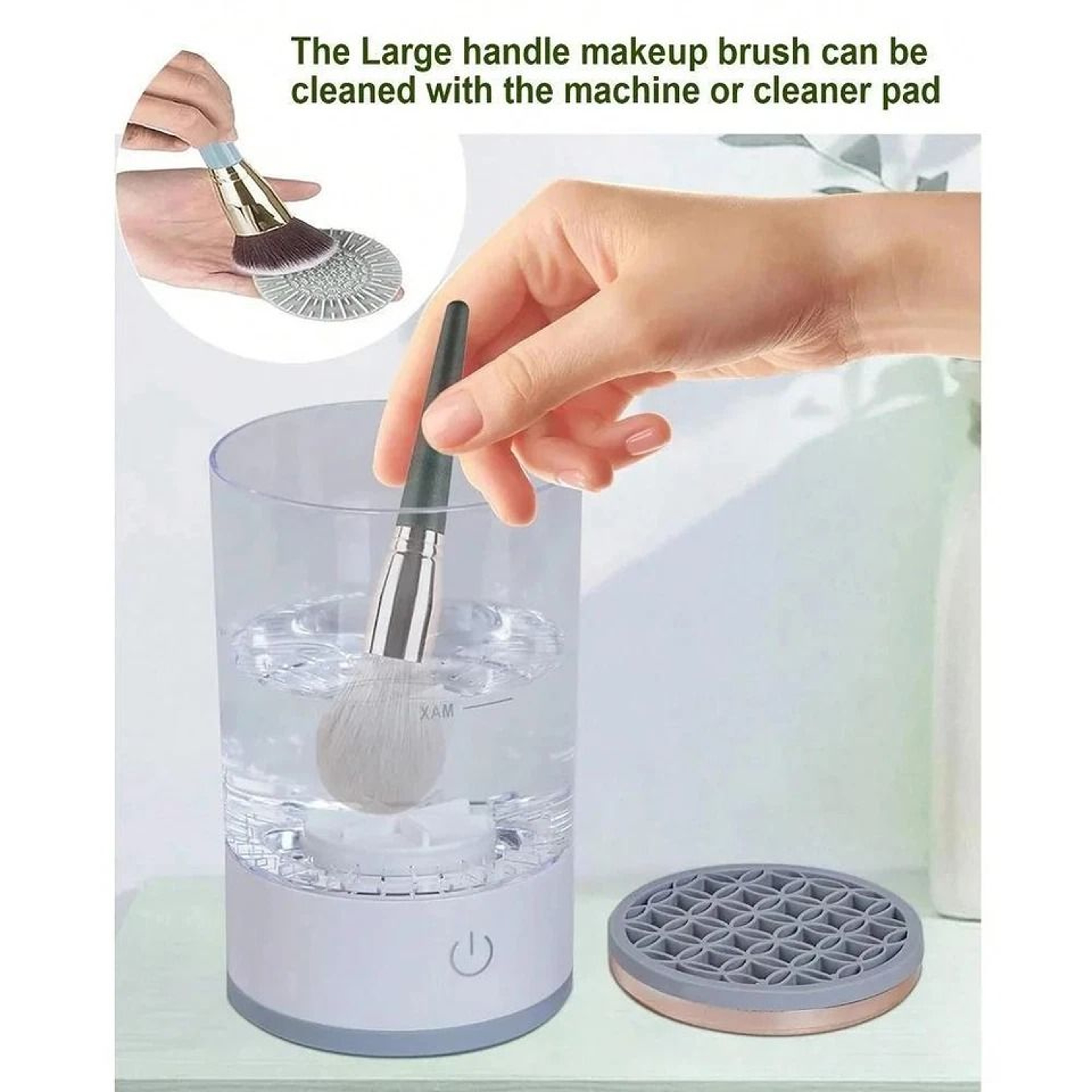 Electric Makeup Brush Cleaner Machine With Fast Drying For Travel And Daily Use 5