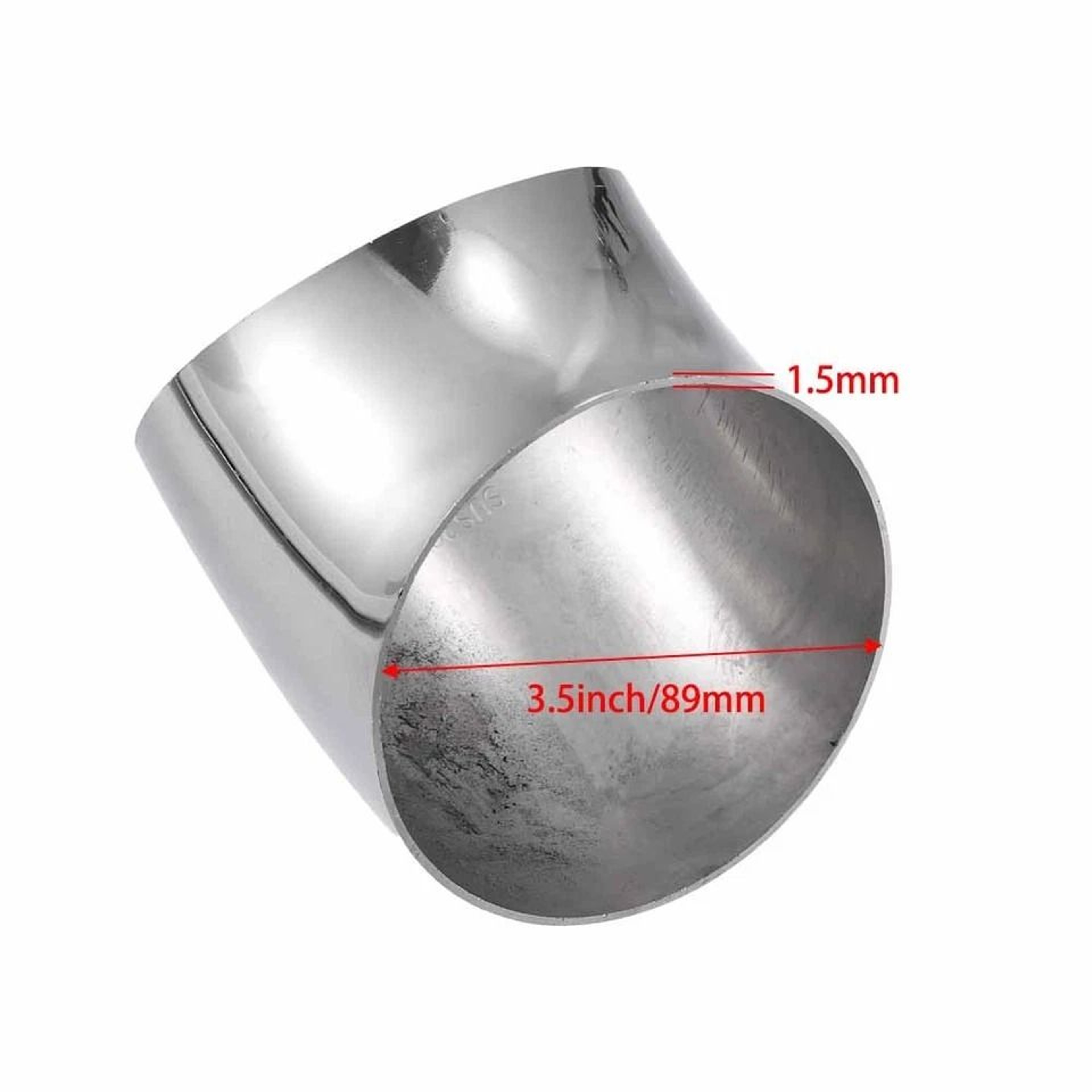 Degree Exhaust Elbow Stainless Steel Universal Pipe Fitting 4