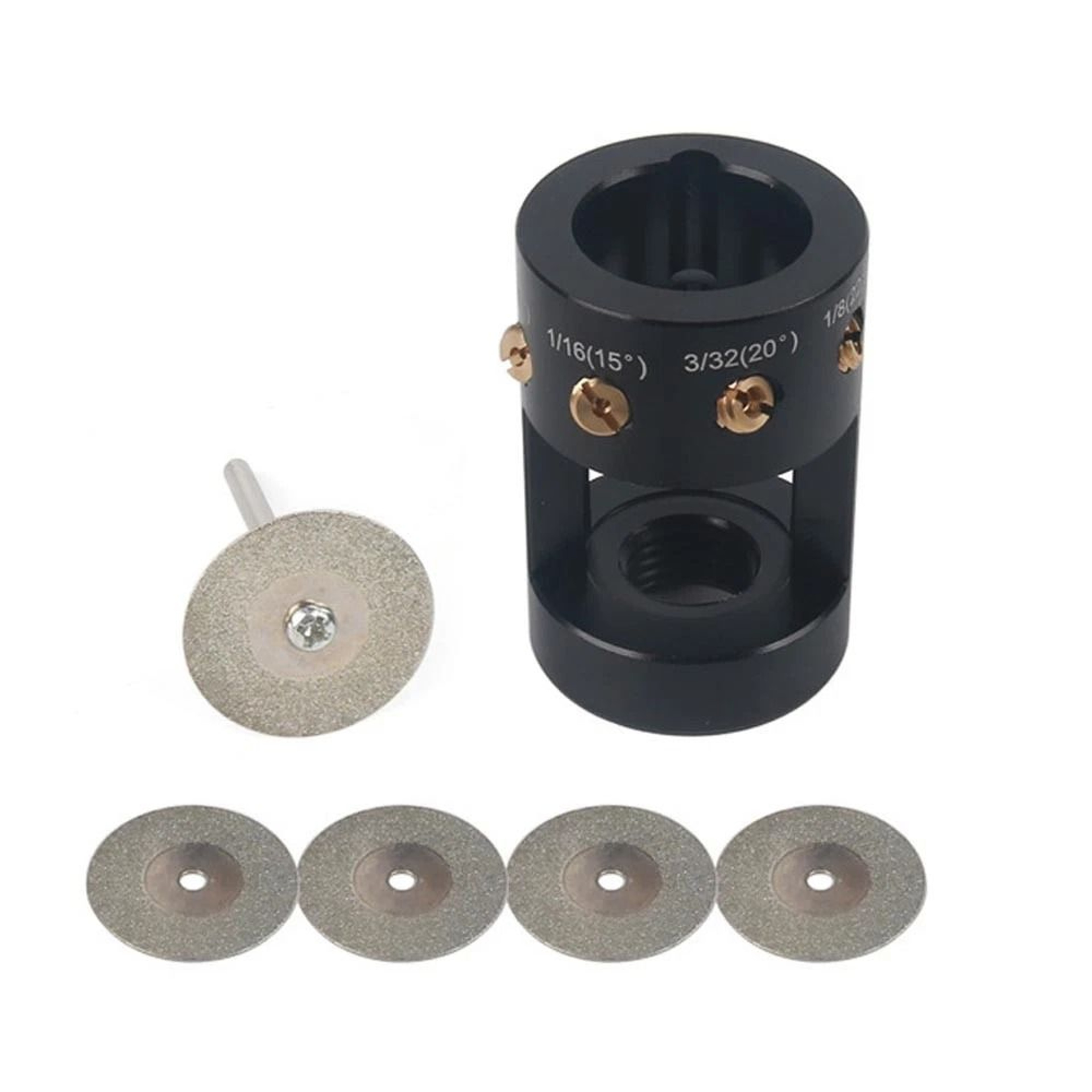 TIG Tungsten Sharpener Grinder Attachment For Precise MultiAngle Electrode Grinding 0