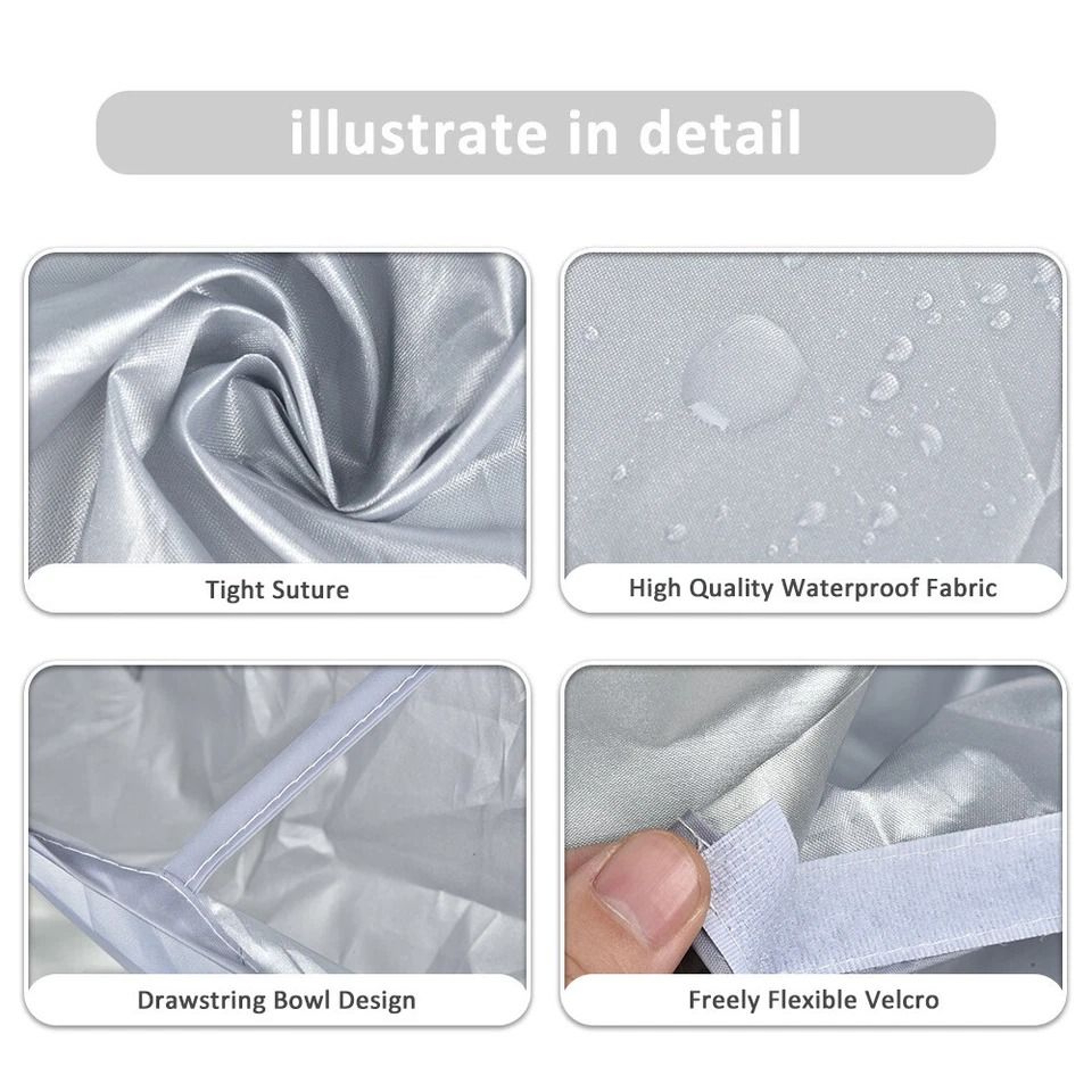 Umbrella Hair Cutting Cape Hair Catcher For Home Salon Barber Use 2