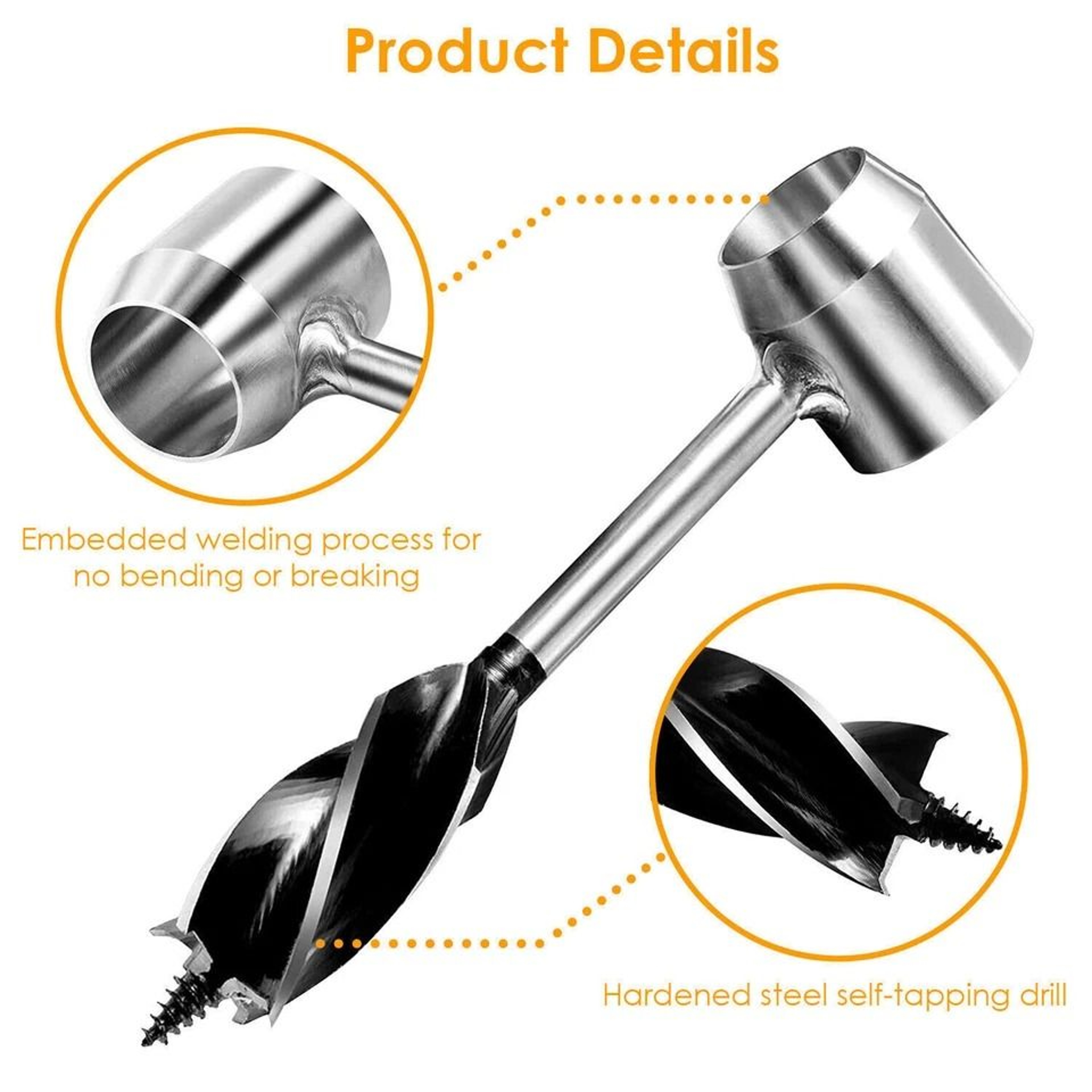 Bushcraft Hand Auger Wood Drill For Camping Survival Kits 1
