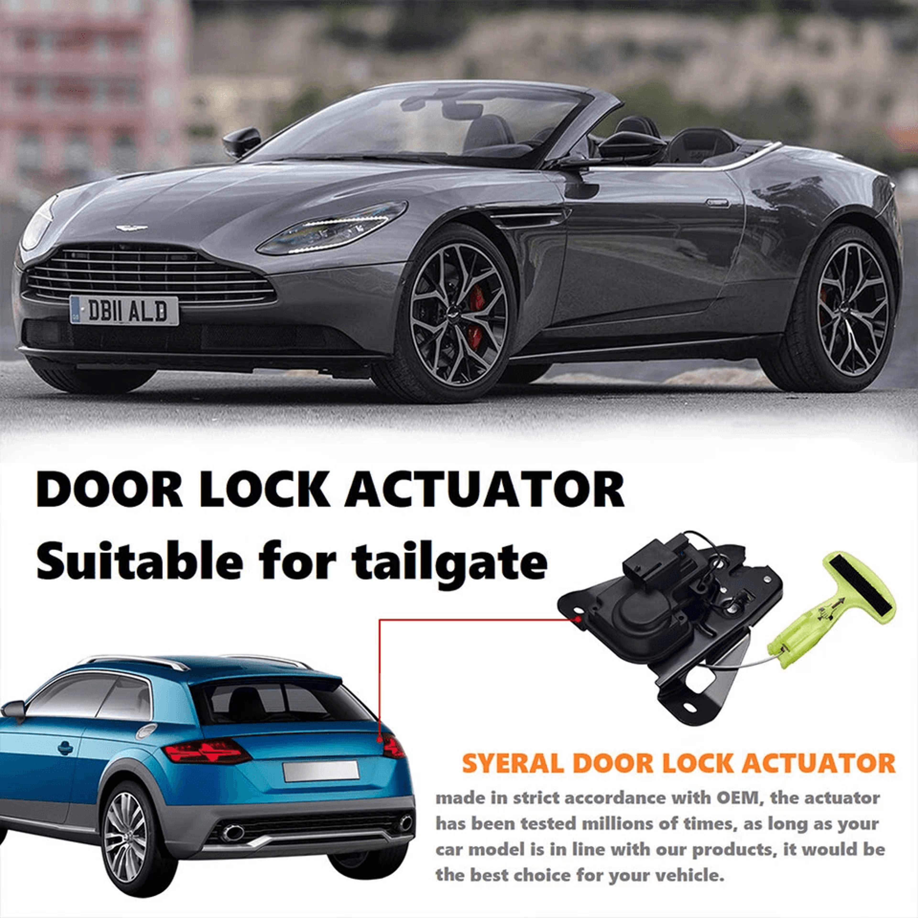 Chrysler Tailgate Lock Actuator Trunk Latch Replacement 2