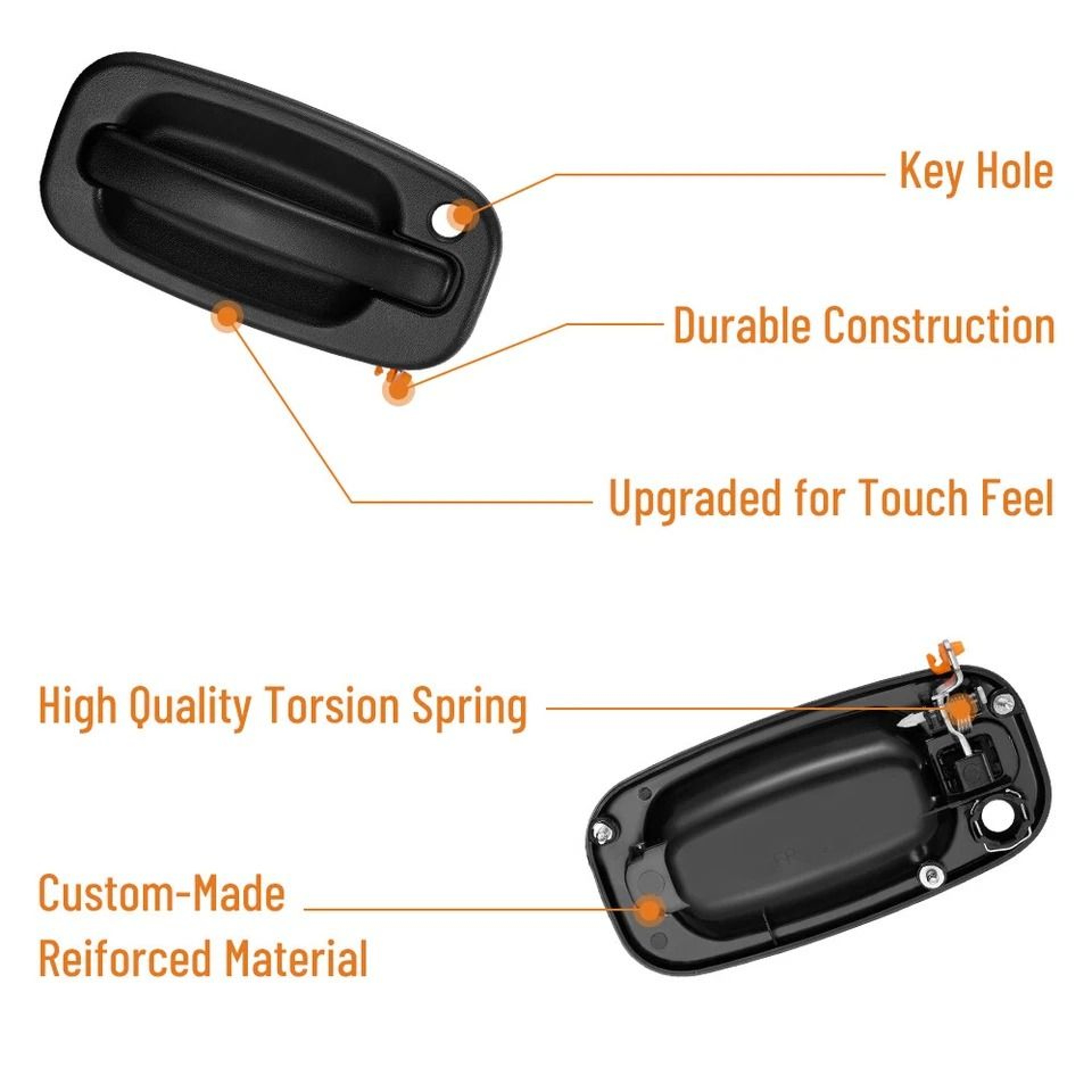 Chevy Silverado GMC Sierra Front Outside Door Handle Set 5