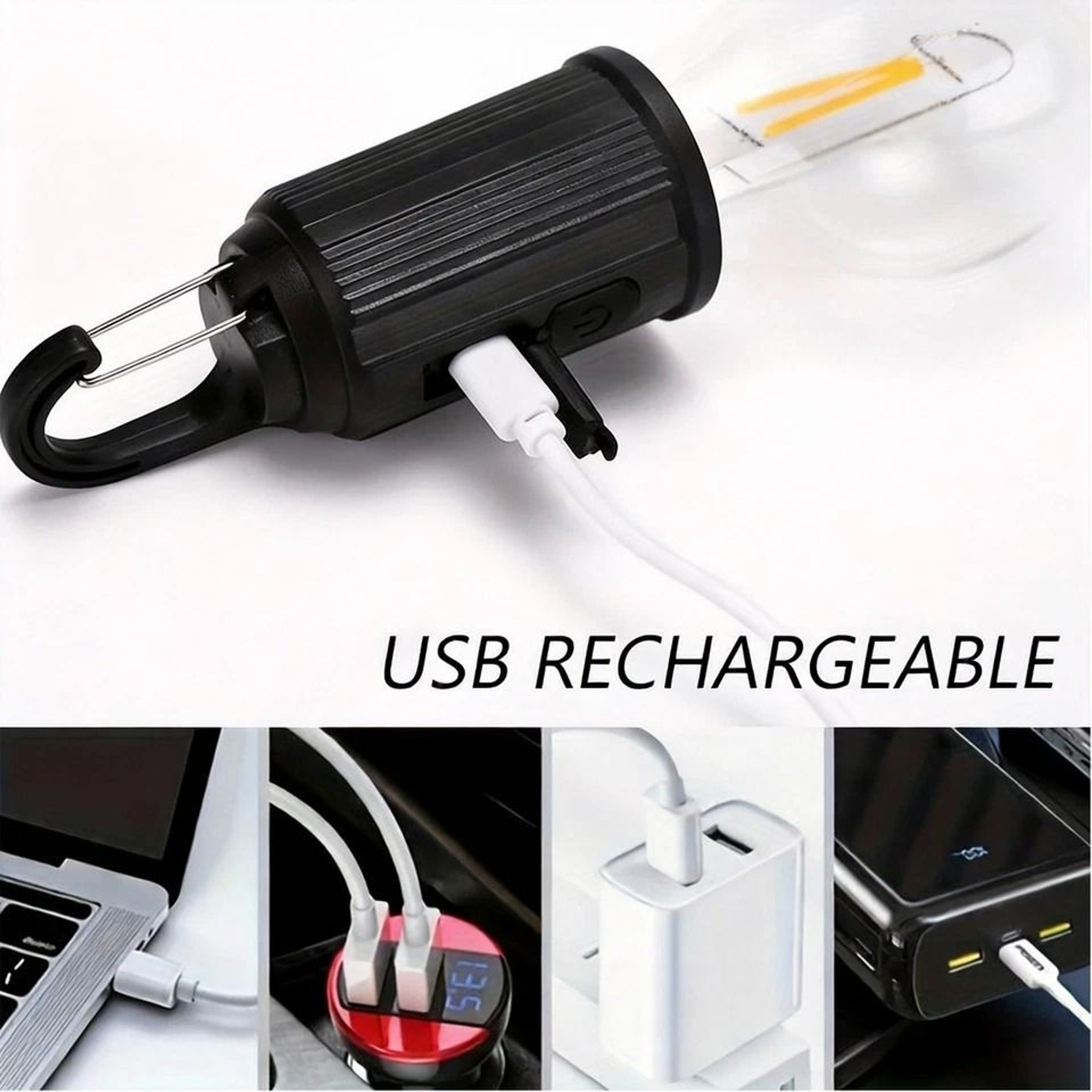 Solar Hanging Lights Waterproof LED Tent Lights For Camping Patio And Emergency Use 1