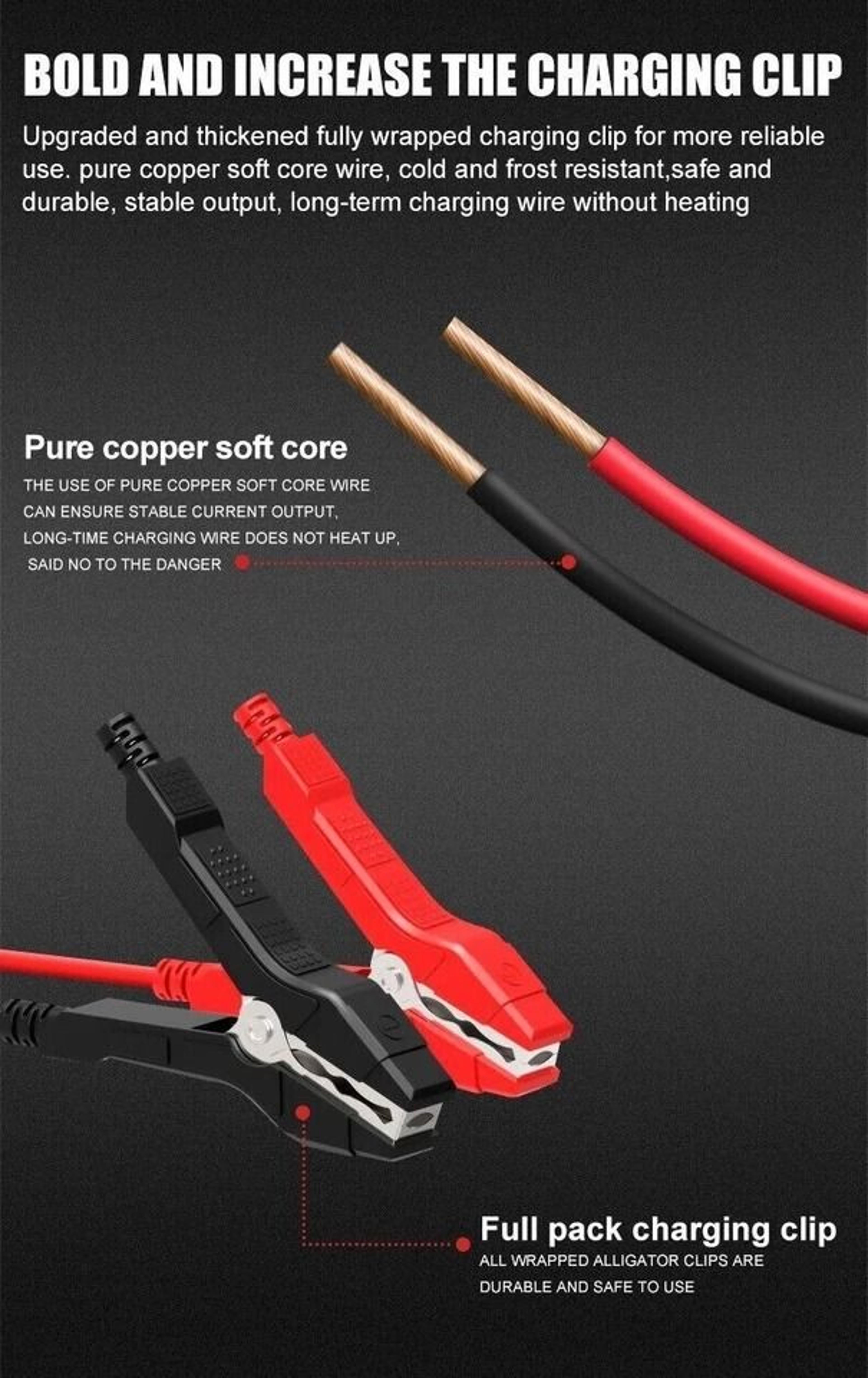 Smart Car Battery Charger Maintainer For Motorcycle AGM Batteries 6