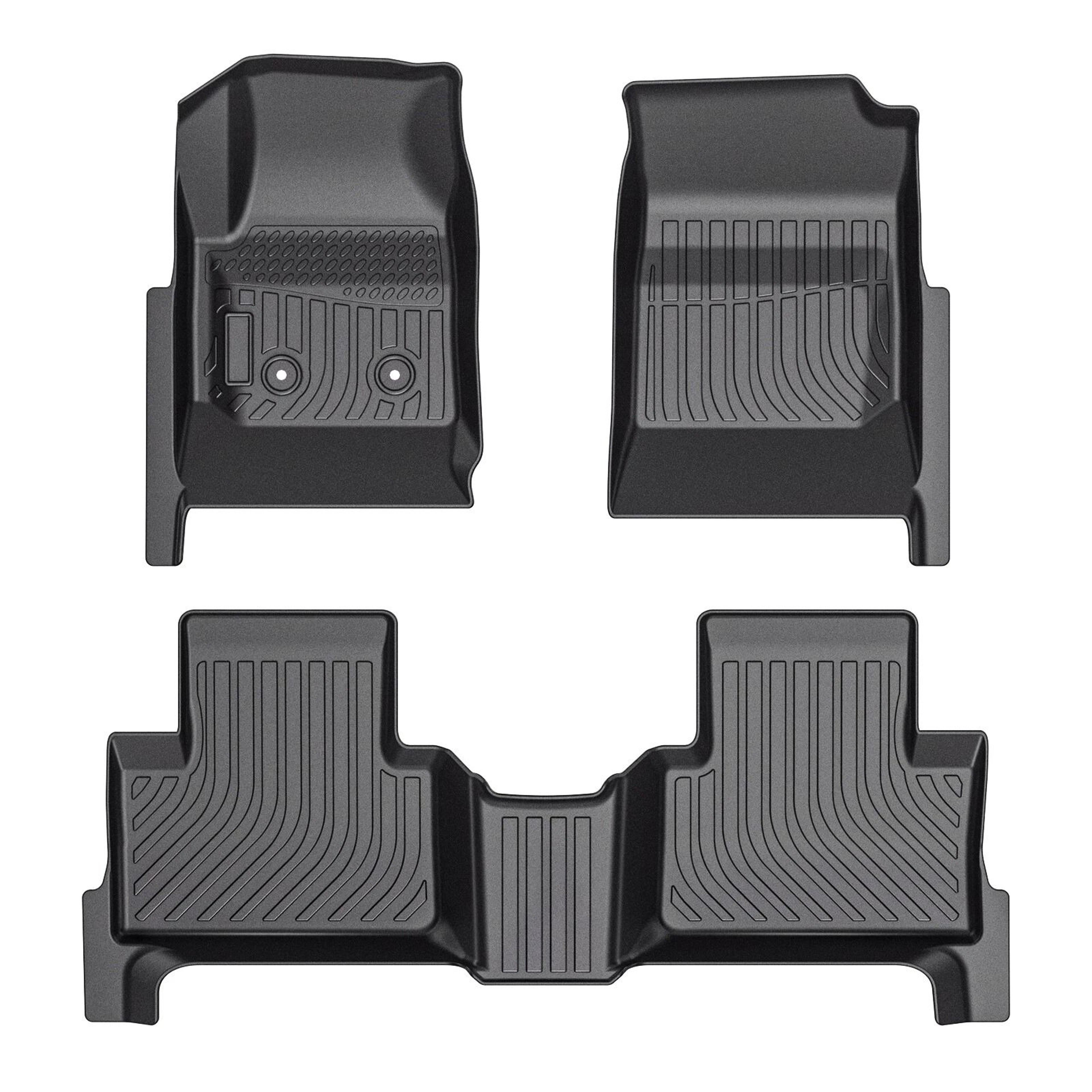 Chevy Colorado Floor Mats Crew Cab All Weather TPE Floor Liners 4