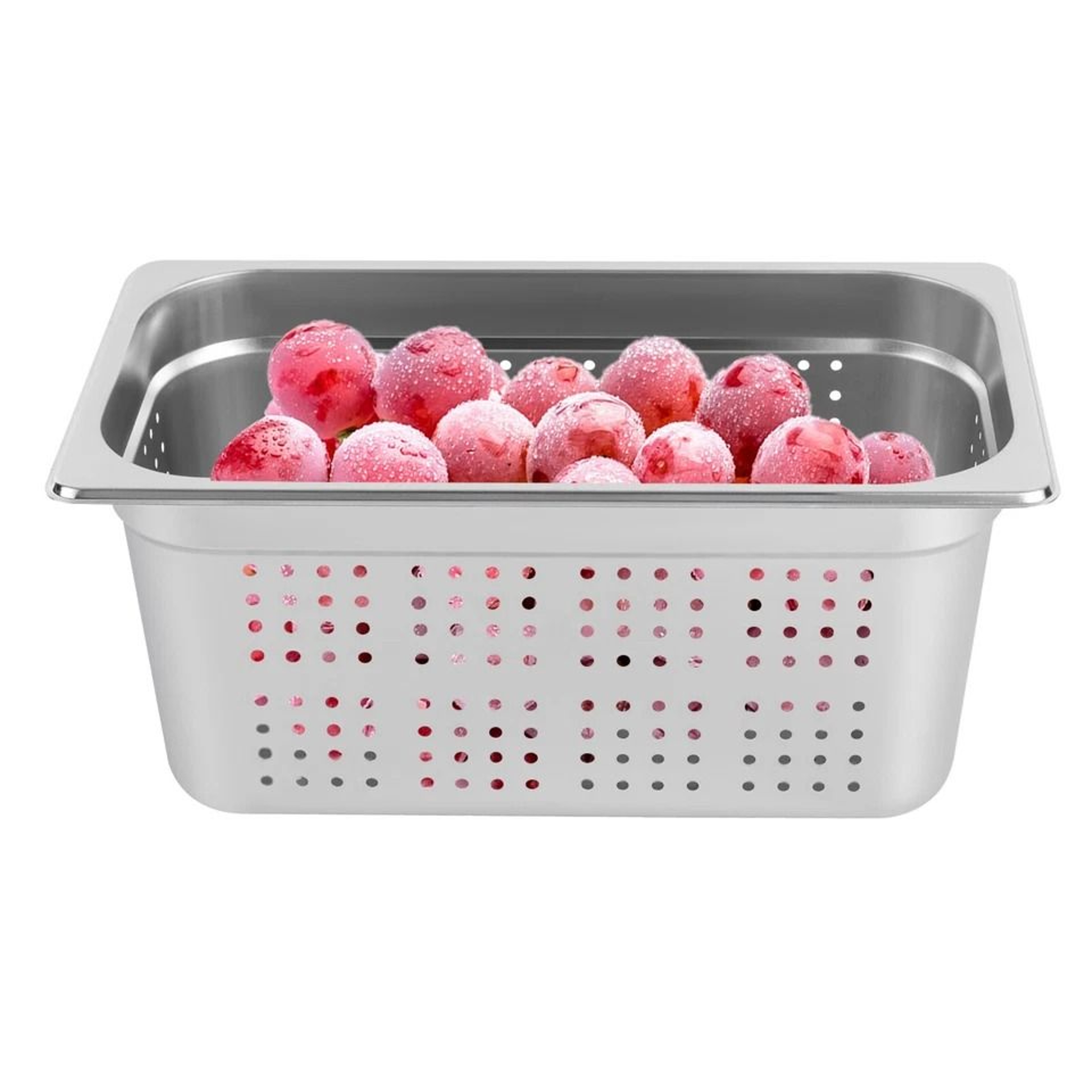 Size Steam Table Pan Deep Perforated Stainless Steel 6