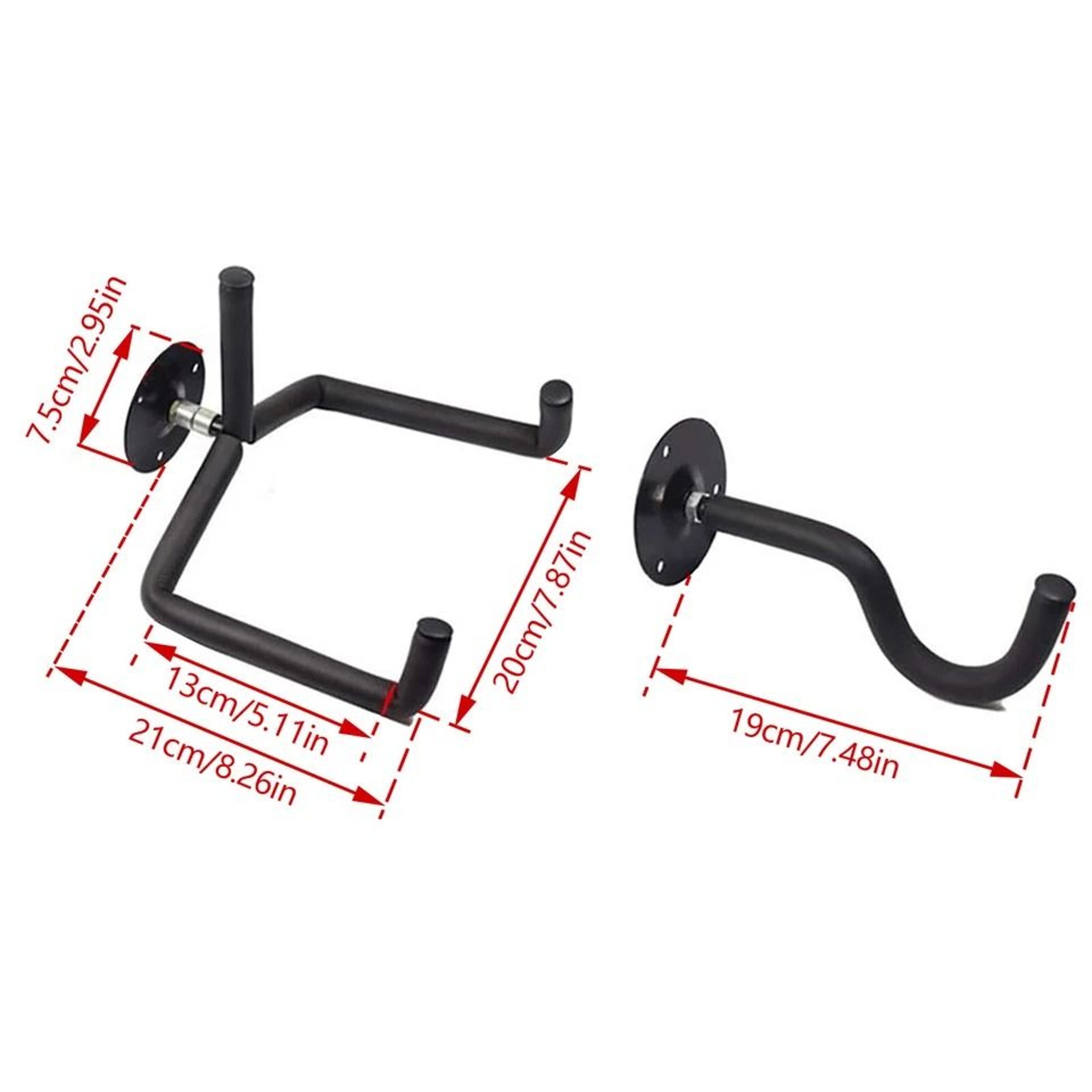Acoustic Guitar Wall Mount Bracket Guitar Holder Hook 2