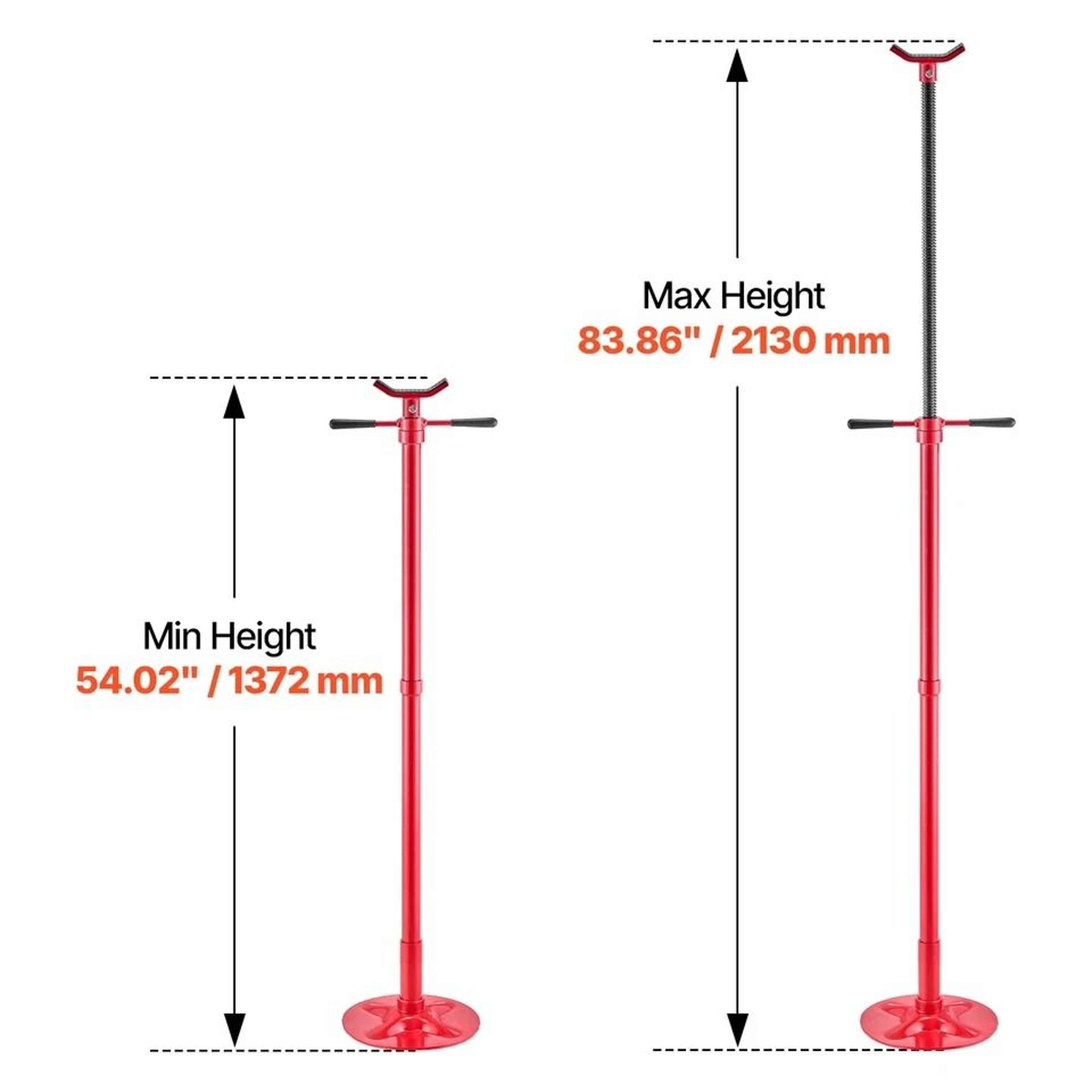 HeavyDuty Underhoist Support Stand Ton Capacity Stable Base 6