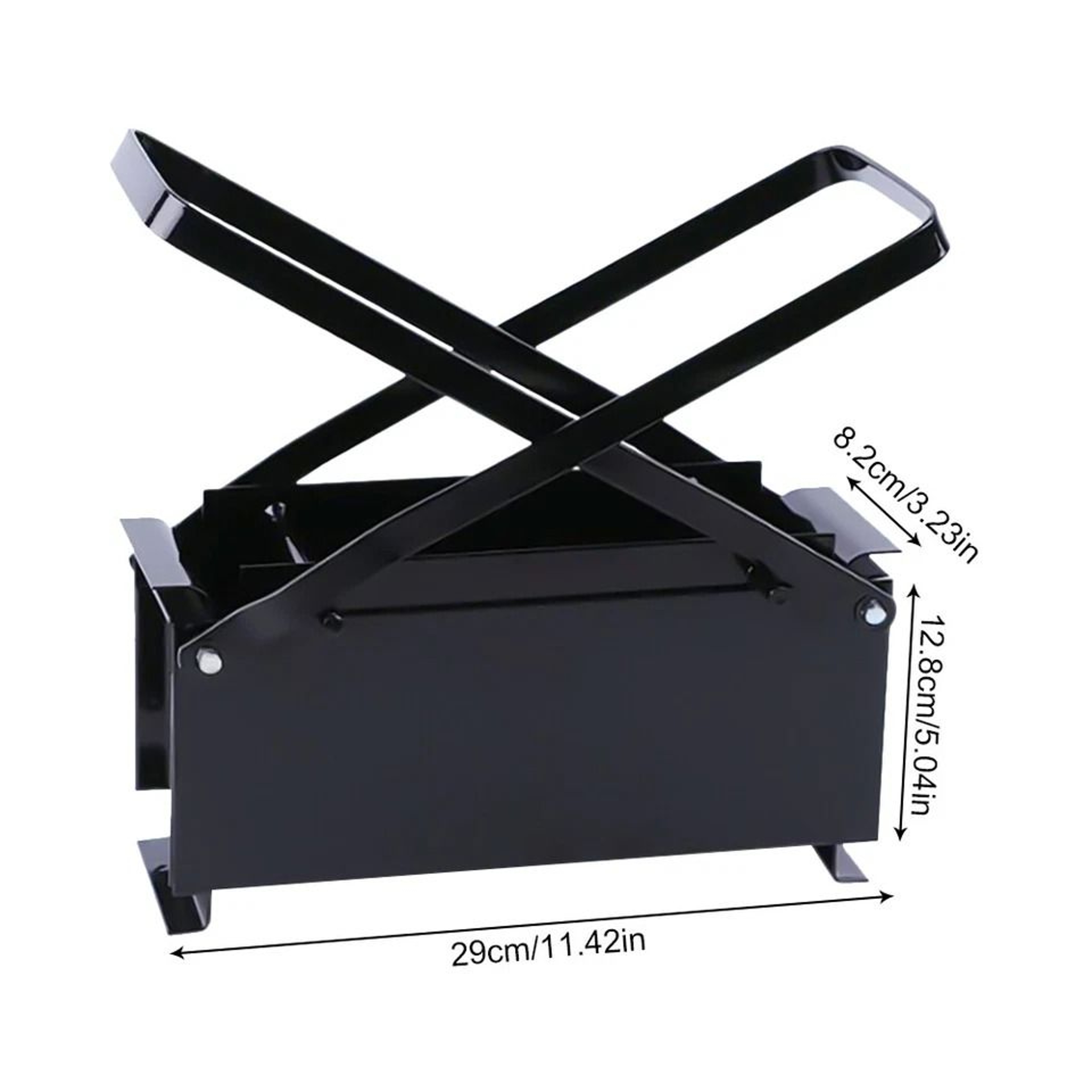 Black Iron Paper Log Maker Ecycled Paper Briquette Press For Eco Friendly Fuel Logs 7
