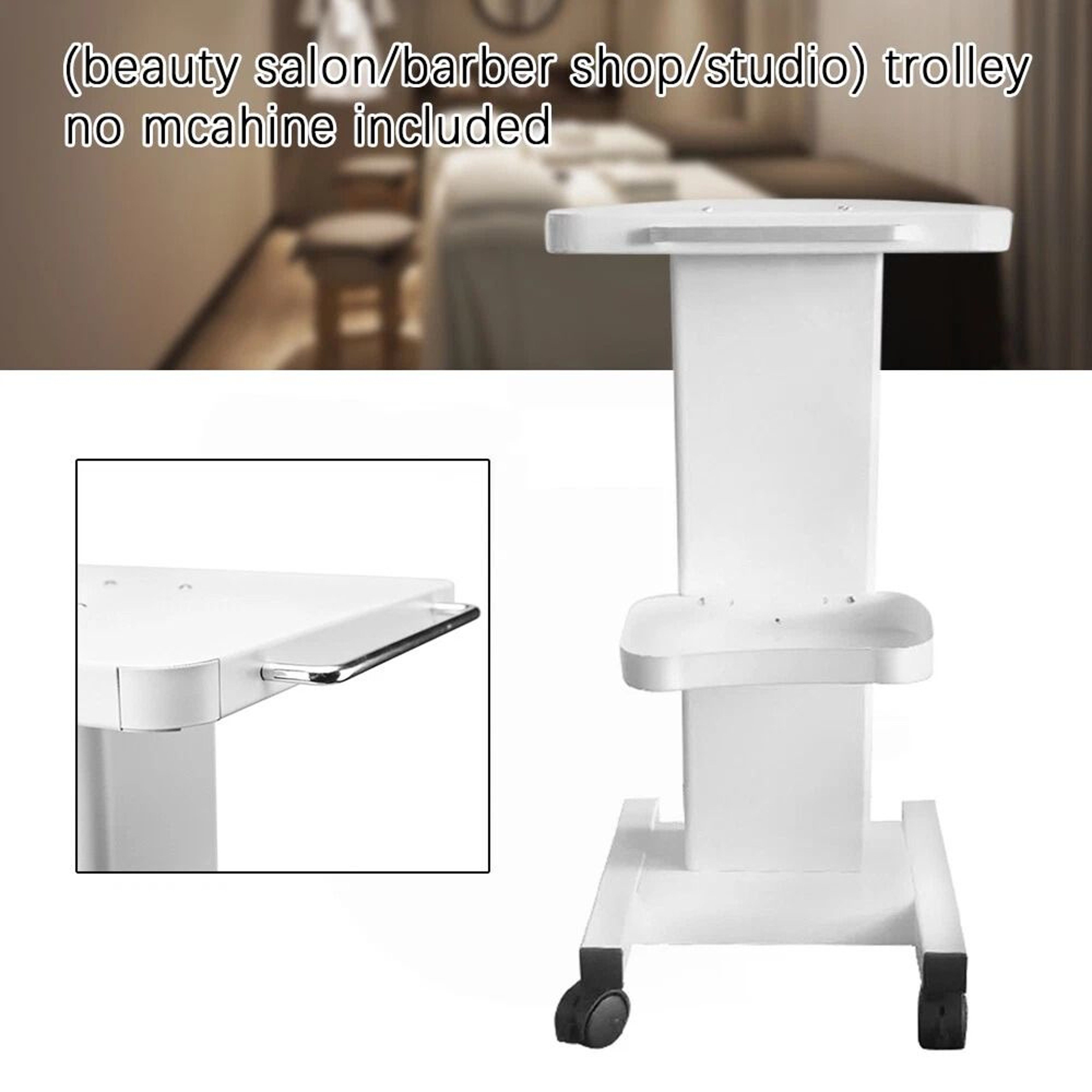 Rolling Trolley Cart Spa  Beauty Salon Storage Organizer Stand 2