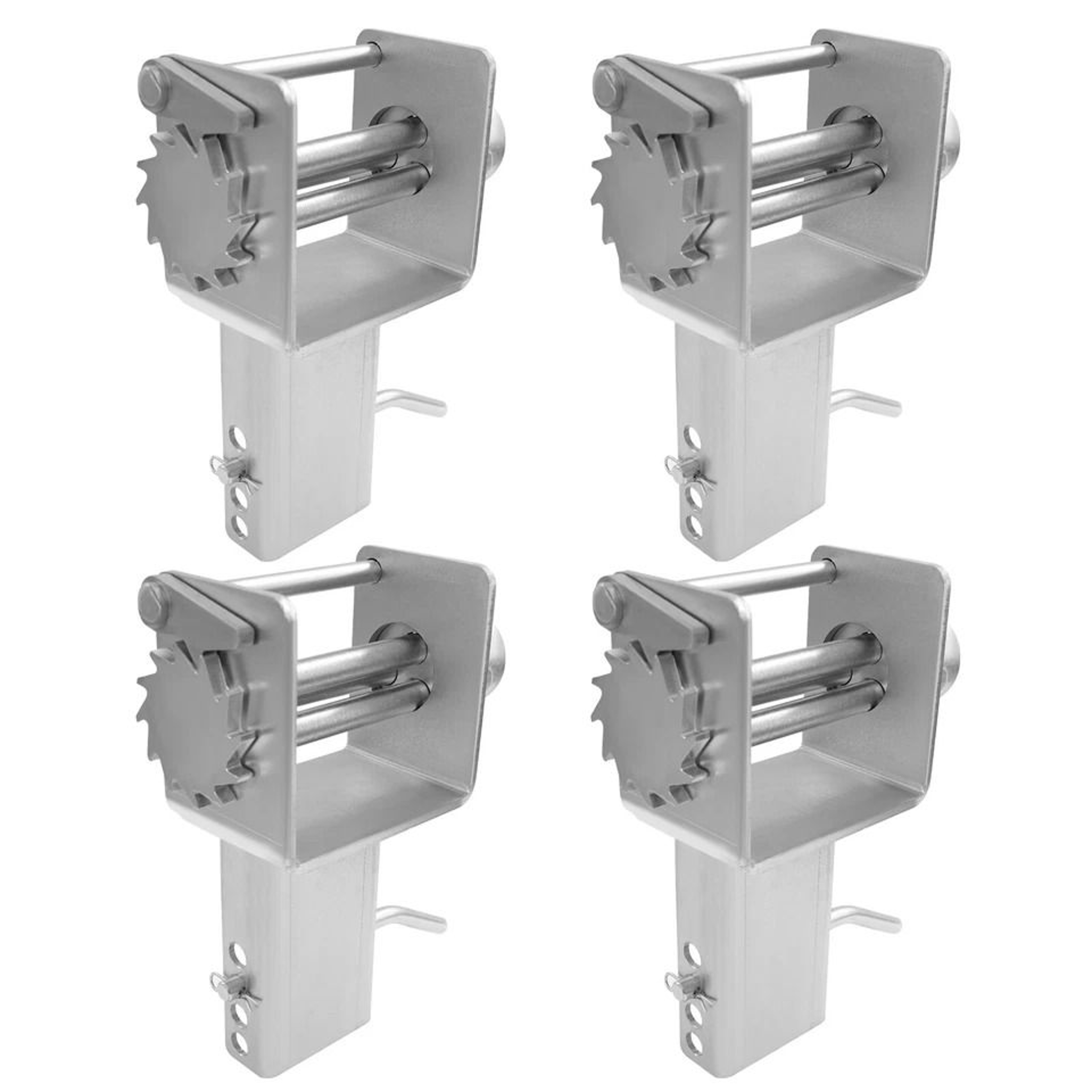Heavy Duty Trailer Stake Pocket Winch Set For Flatbed Trucks Carbon Steel Cargo Tie Down System 14