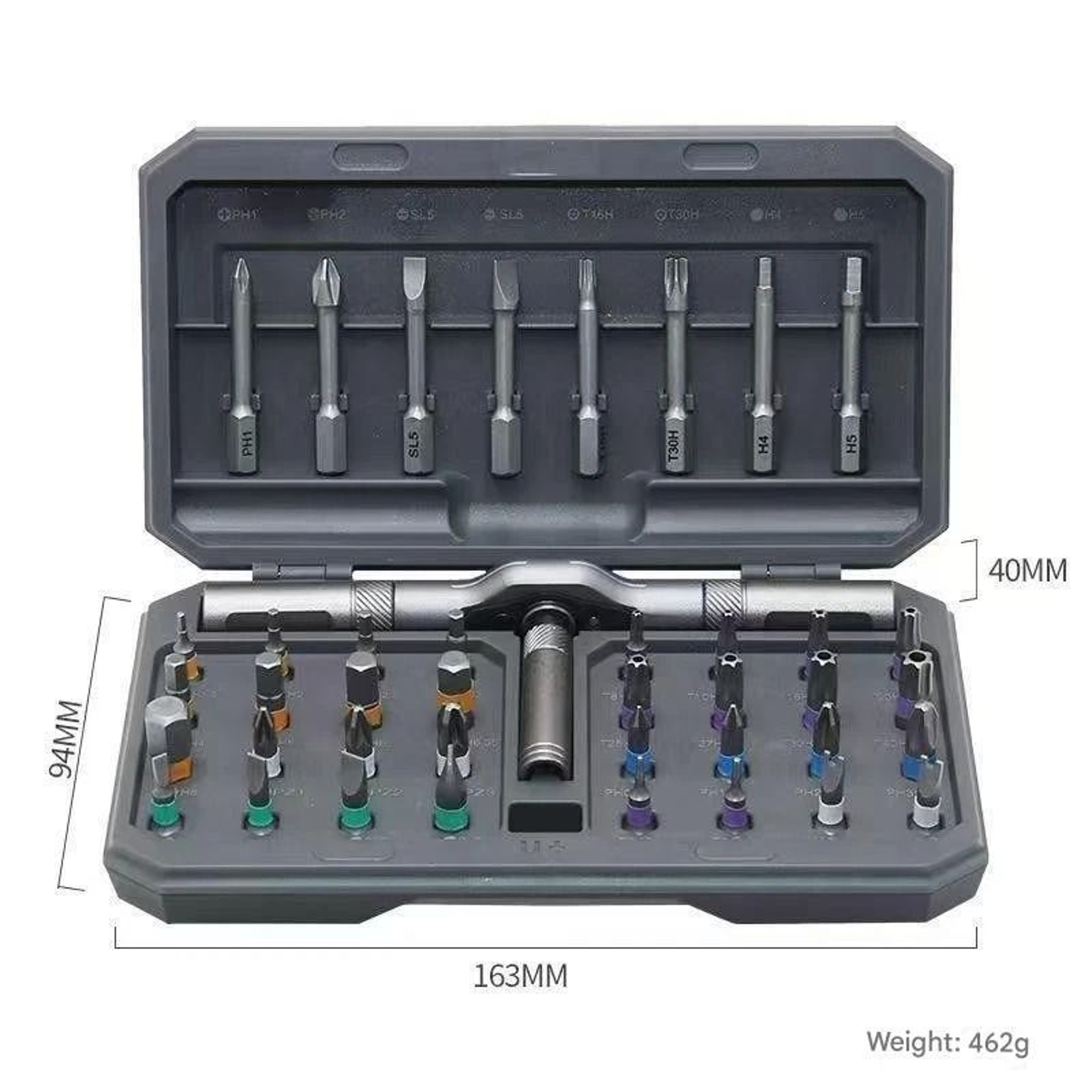 Premium Magnetic Screwdriver Set Ratchet  Multi Bit DIY Tool Kit 1