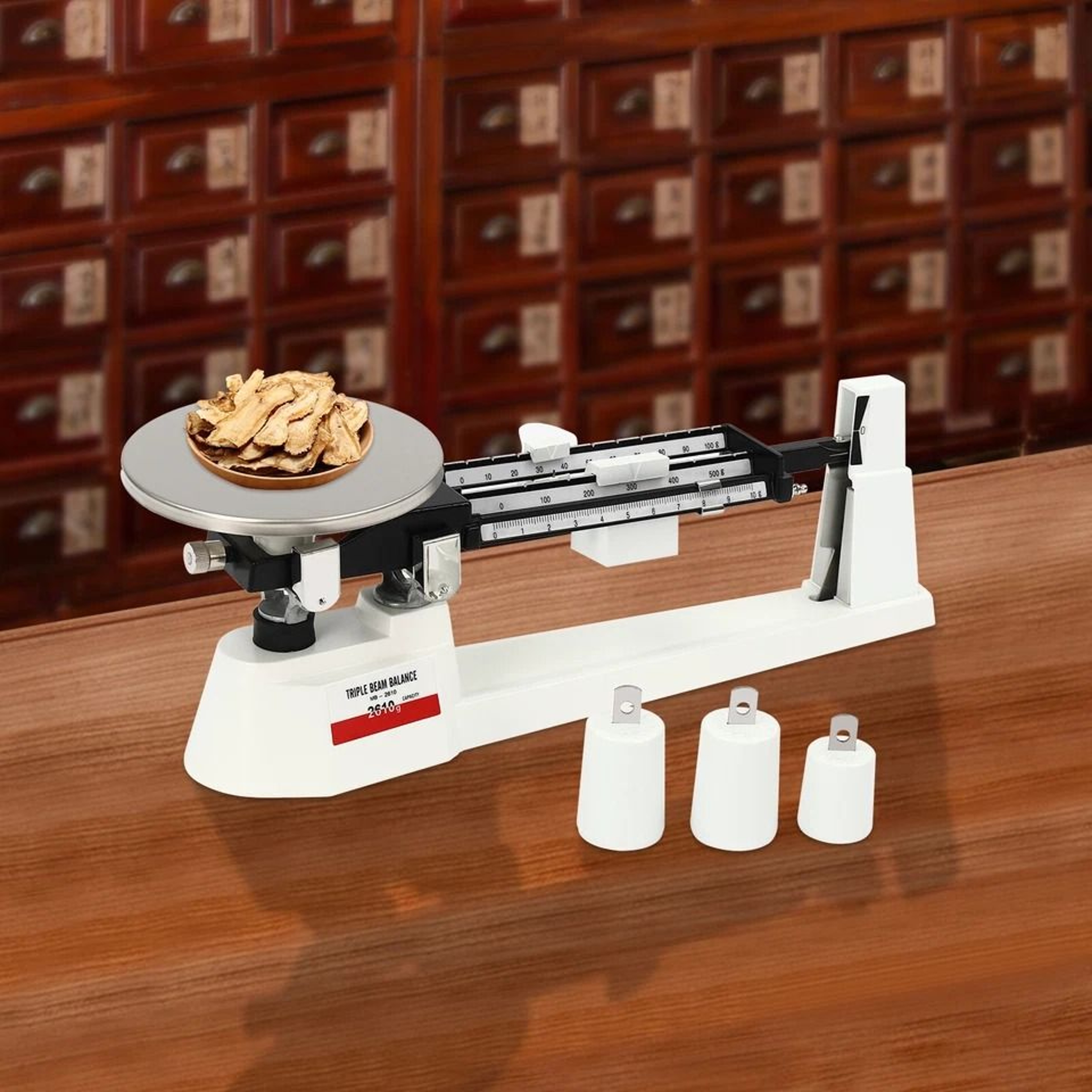 Precision Lab Triple Beam Balance Scale Stainless Steel 0