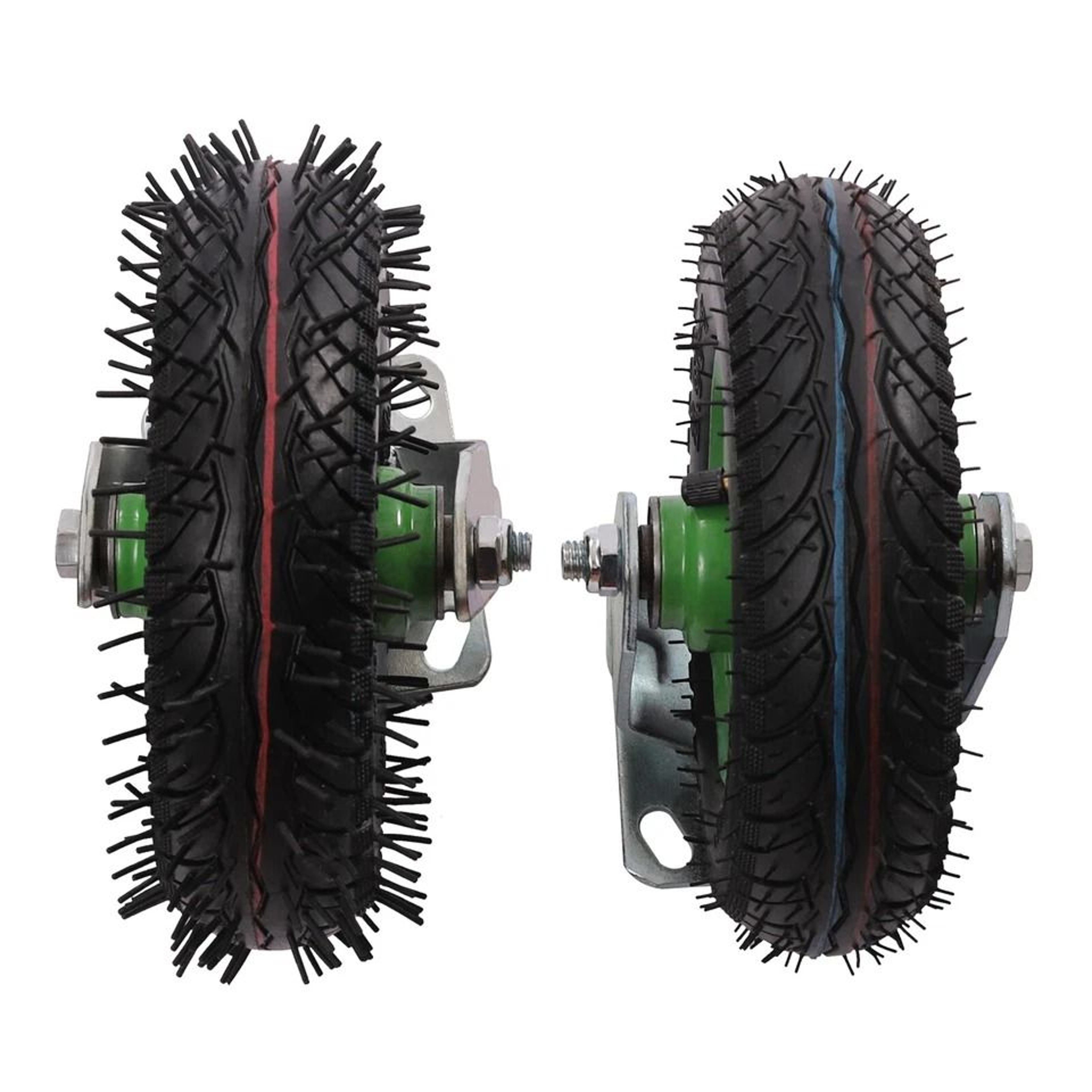 Heavy Duty Pneumatic Air Tire Wheels Farm Cart Caster Set 5