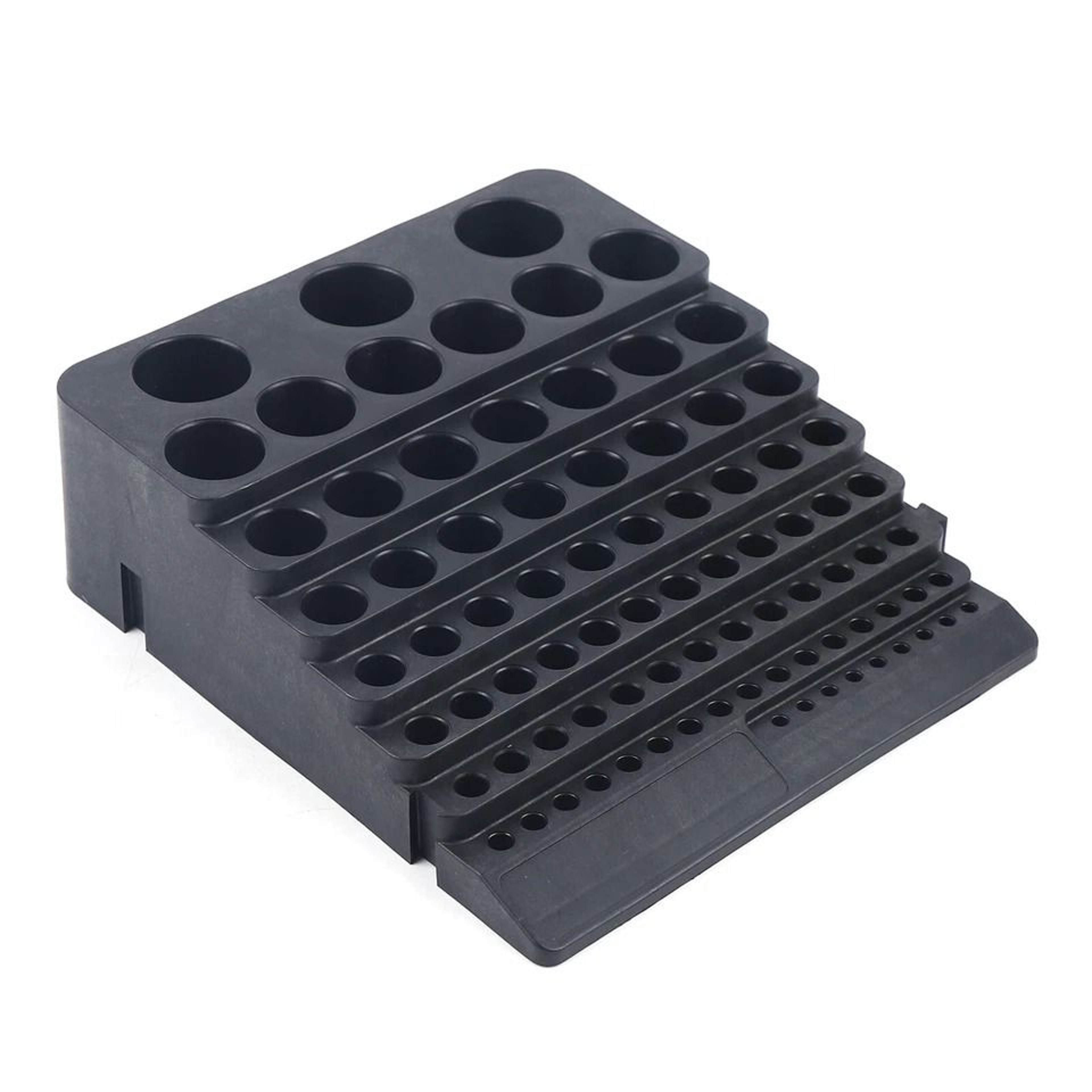 Premium Drill Bit Organizer  Drill Bit Storage Rack Hole Tool Holder Stand 0