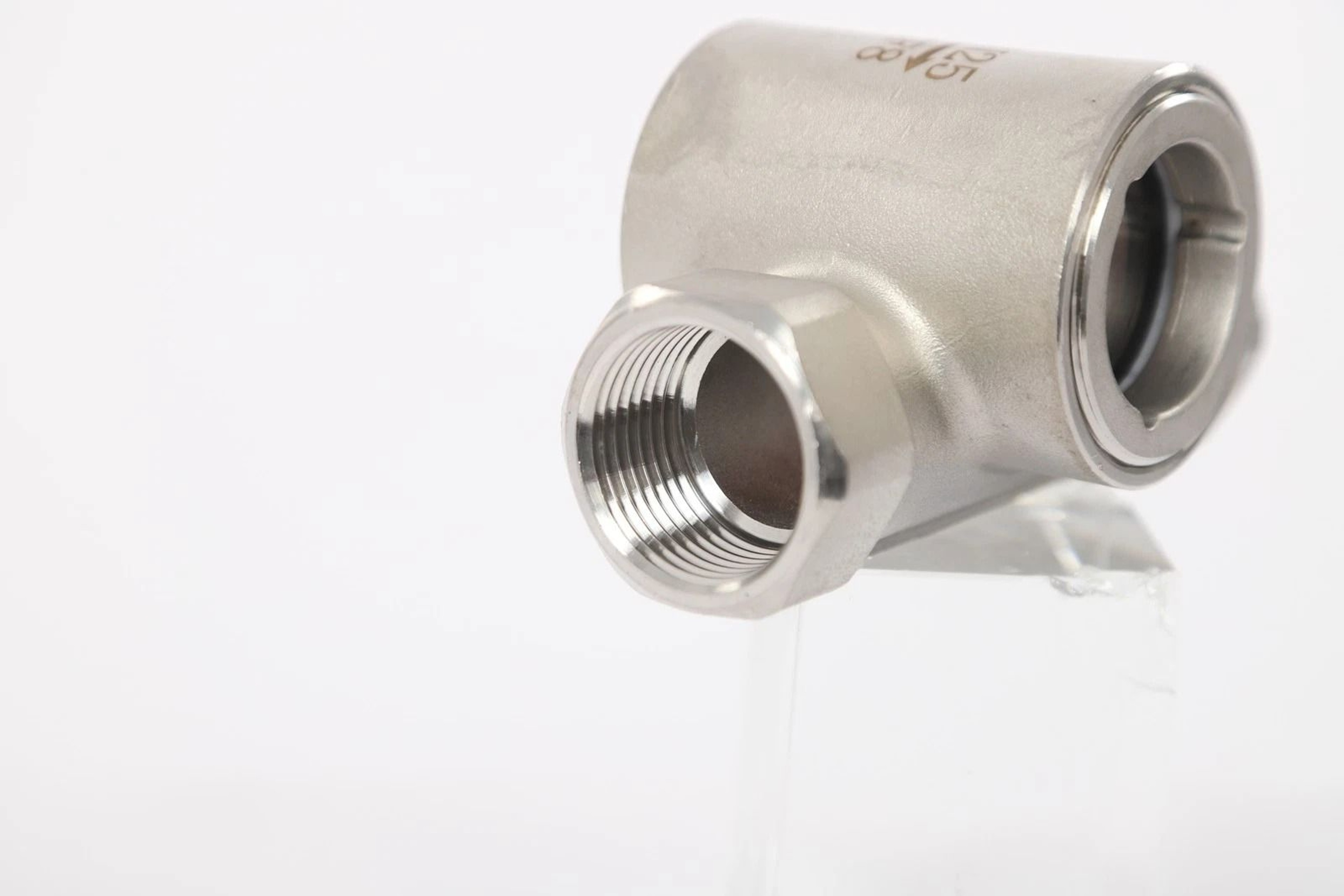 Stainless Steel Flow Indicator Durable Sight Water Flow Gauge 0