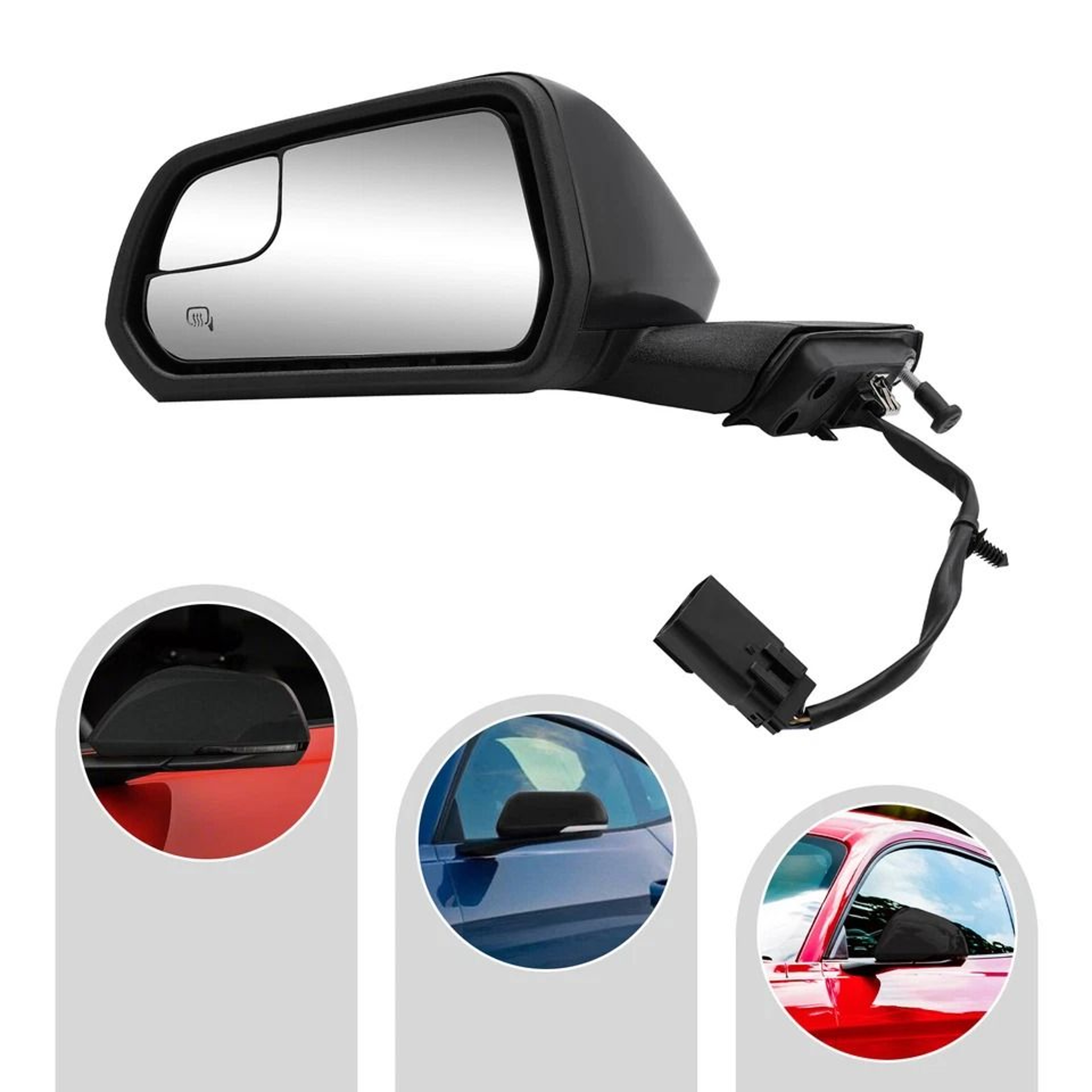 Ford Mustang Driver Side Mirror With Turn Signal For Models 8