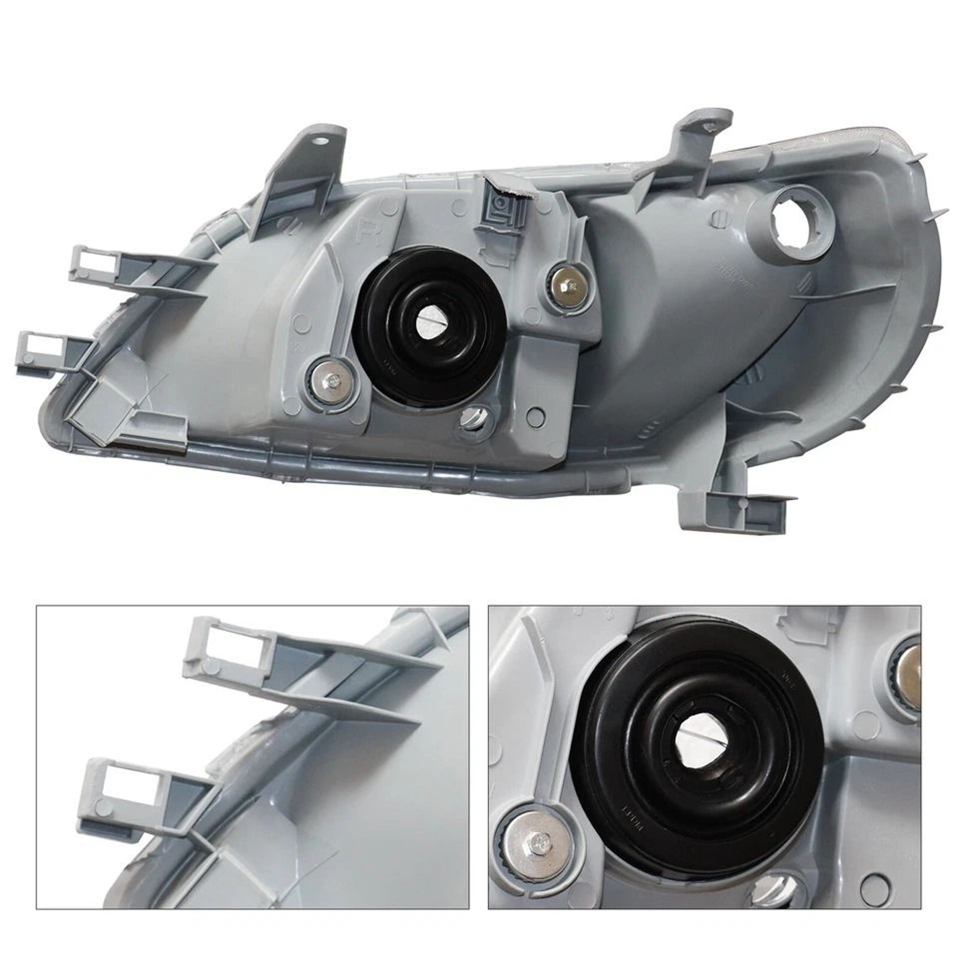 Toyota Echo Right Headlight Assembly Passenger Side Halogen Replacement 4