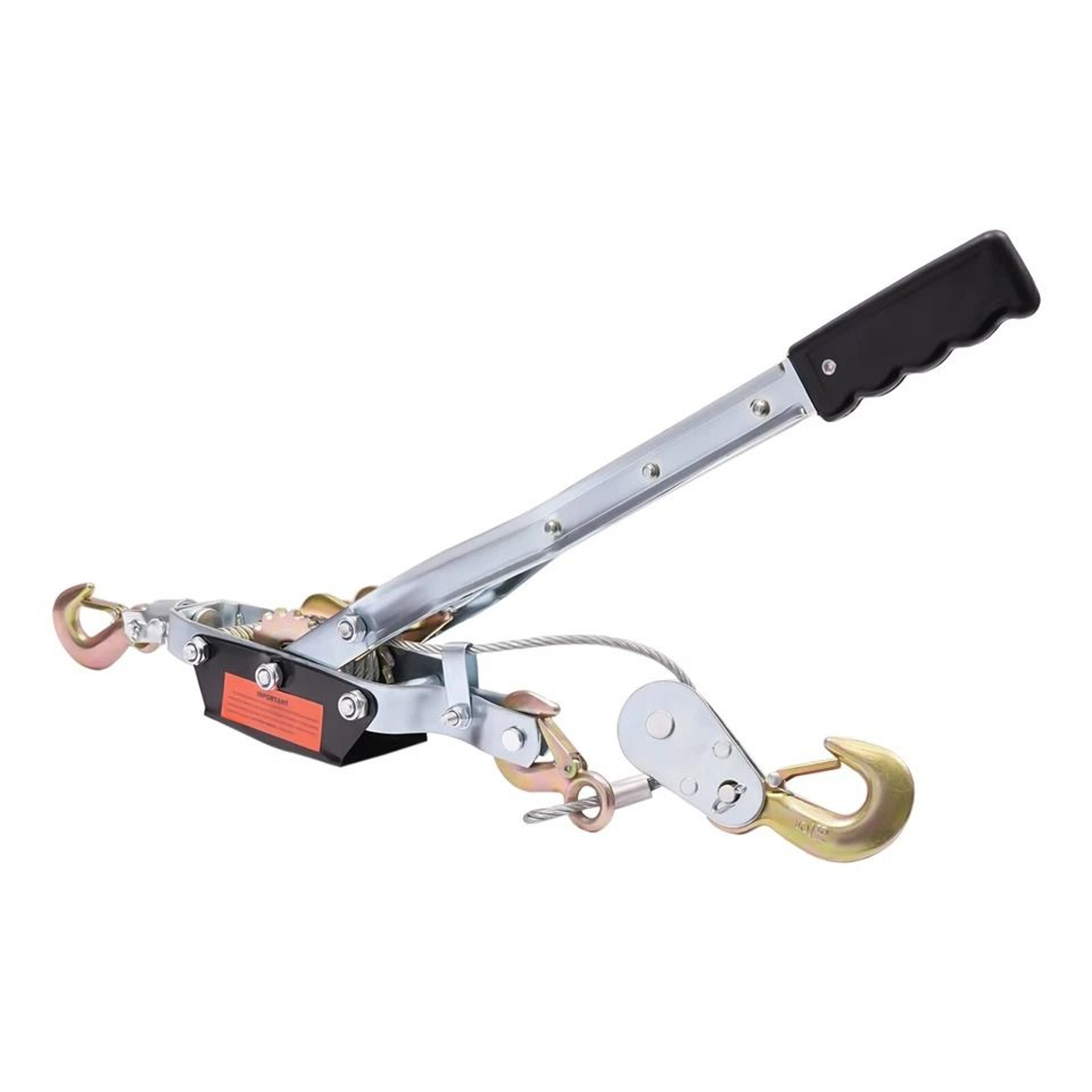 Cable Puller Come Along Winch With Dual Gears  Hooks 3