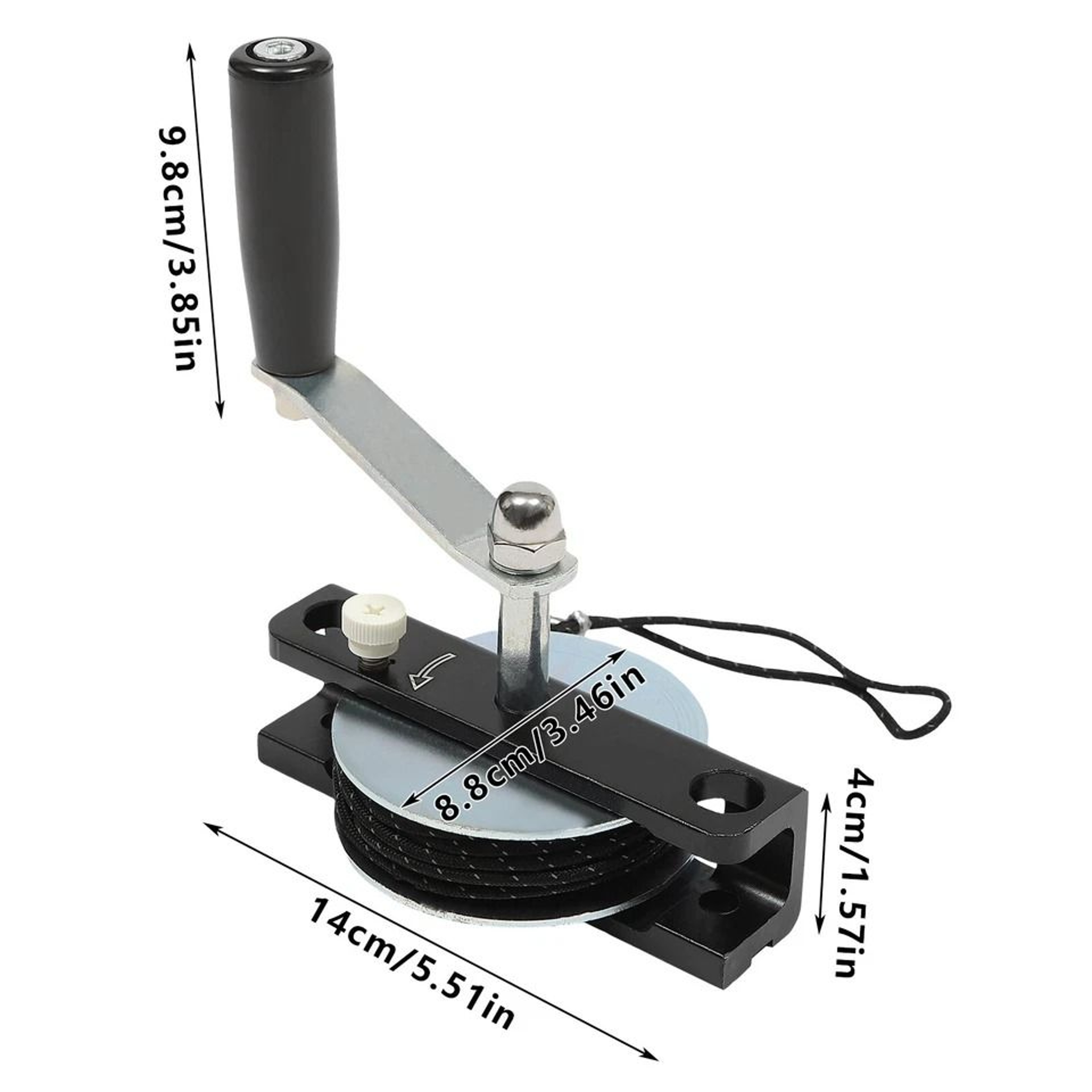 Portable Chainsaw Mill Winch Kit Adjustable Manual Winch For Chainsaw Mill Accessory 4