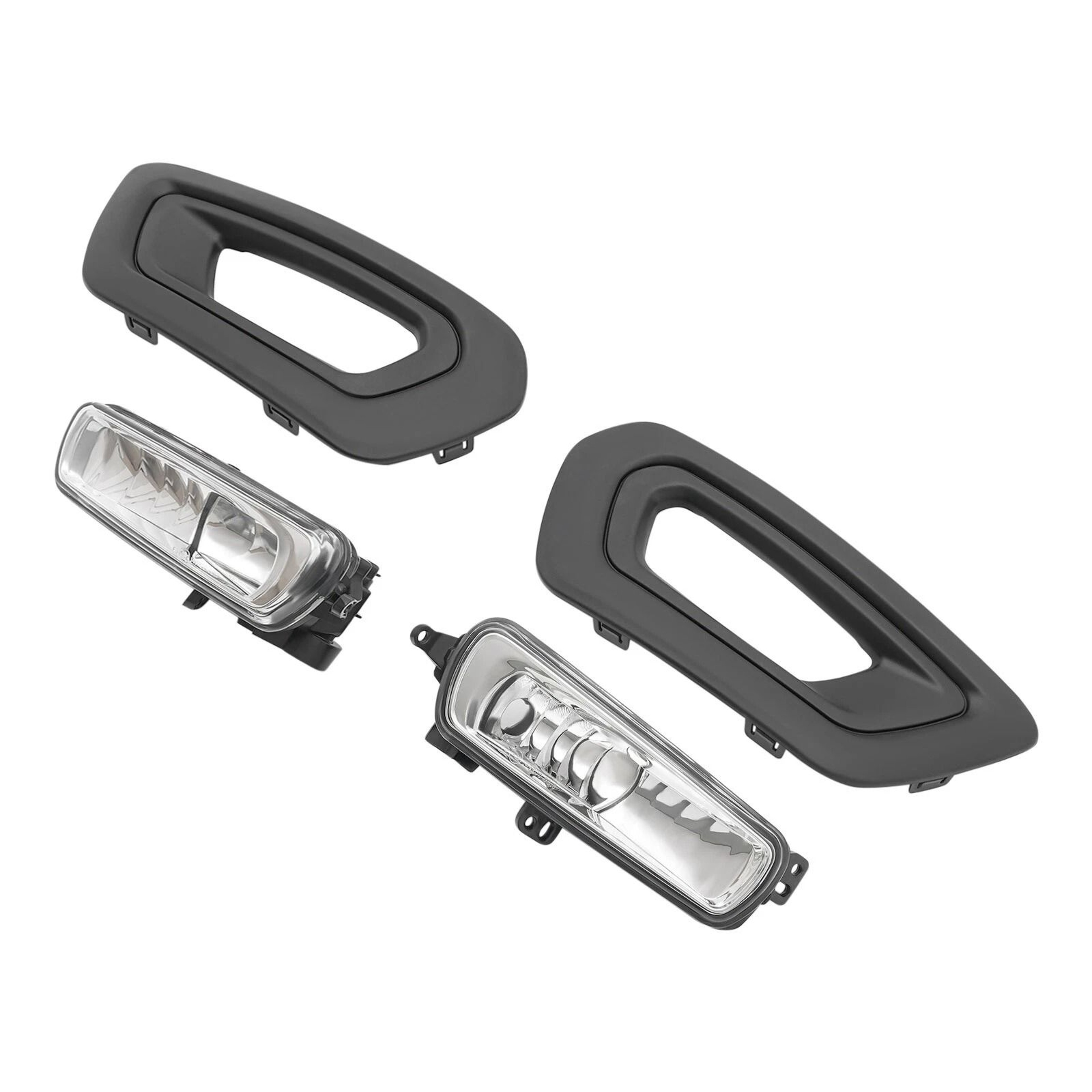 Premium Front Bumper Fog Lights And Covers For Ford Transit 1
