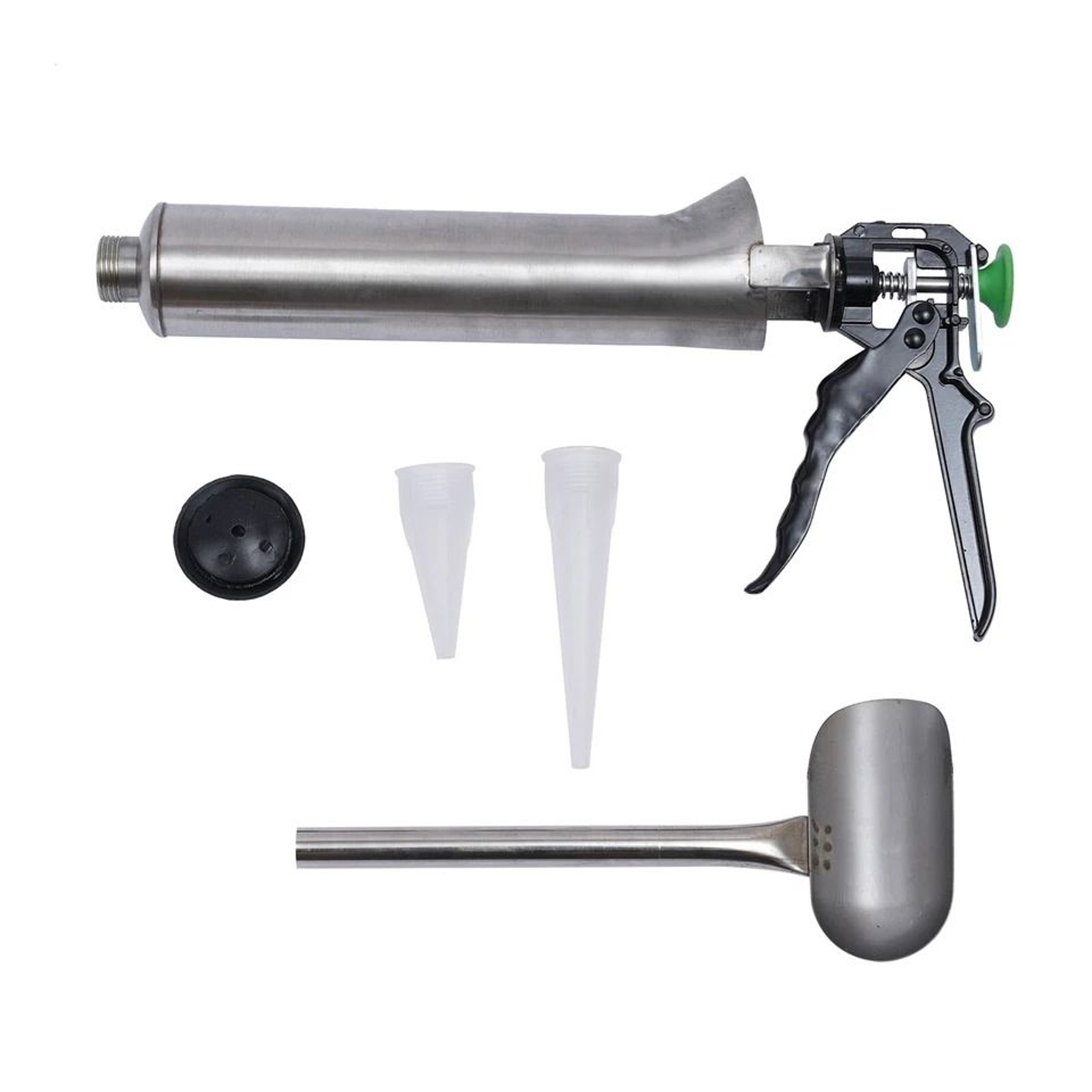 Stainless Steel Mortar Pointing Gun Cement Grout Gun For Masonry  Tile 0
