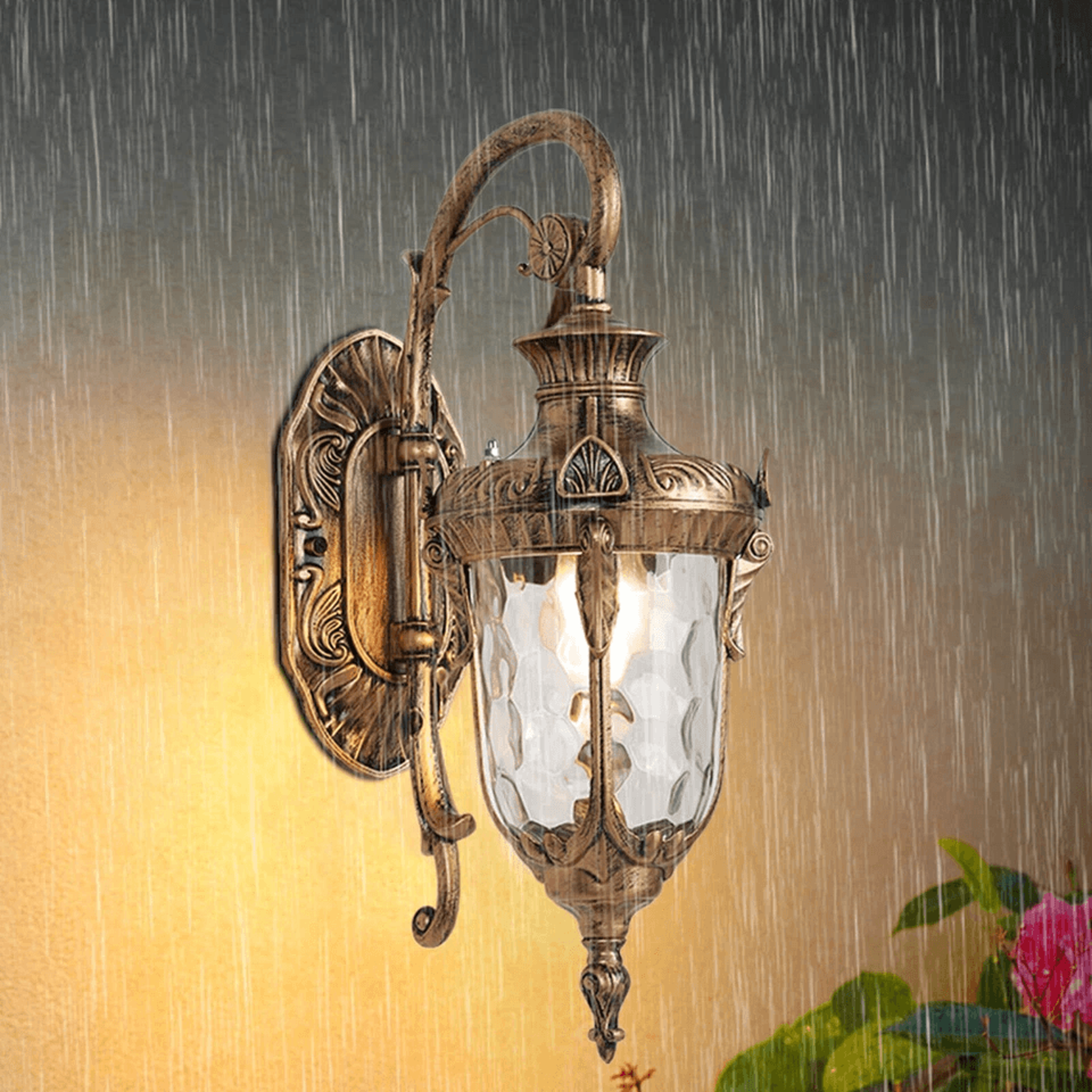 Vintage Bronze Outdoor Wall Lantern Outdoor Wall Light Fixture For Porch  Patio Hardwired Sconce 5