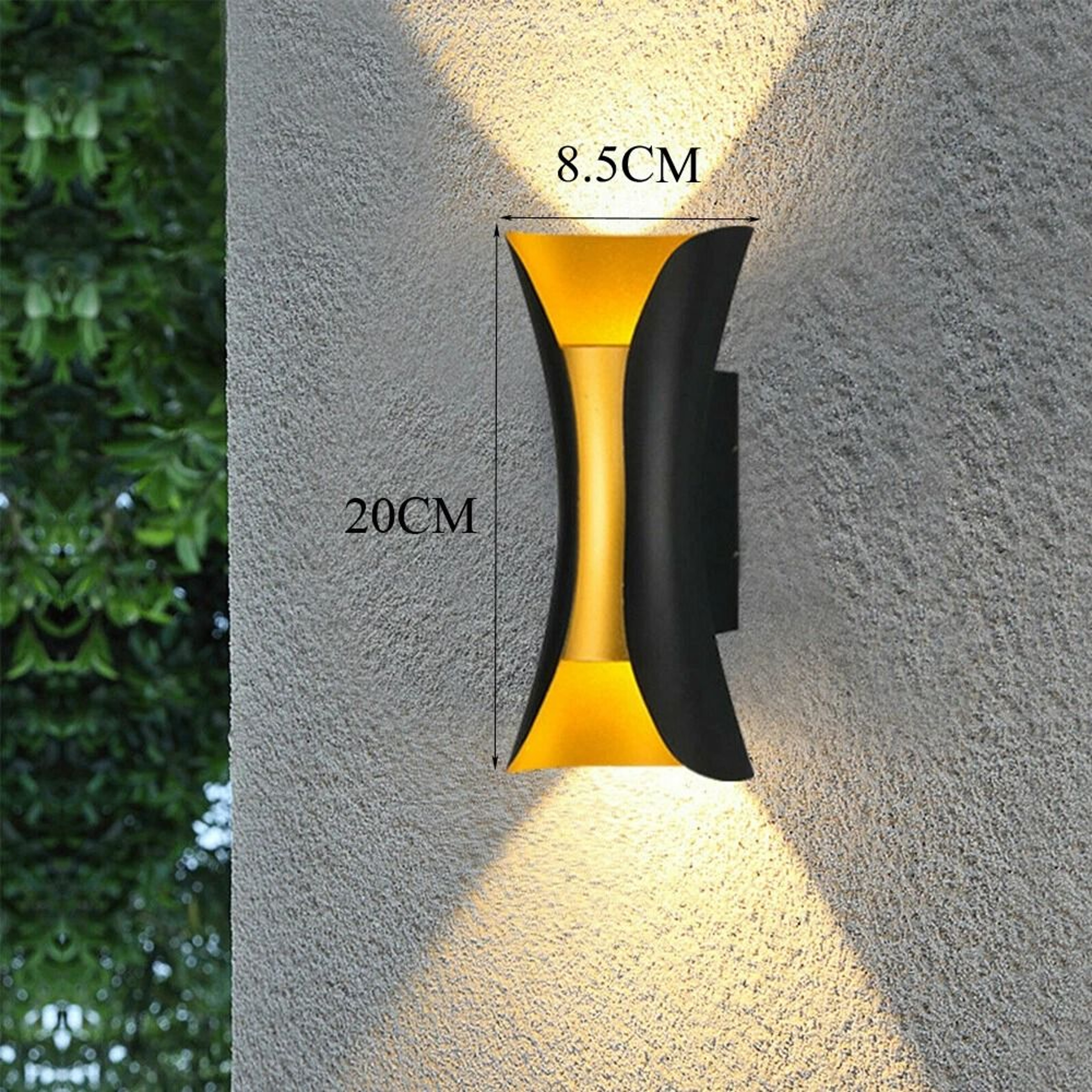 Modern LED Up Down Wall Light Sconce Waterproof Indoor  Outdoor Lighting 4