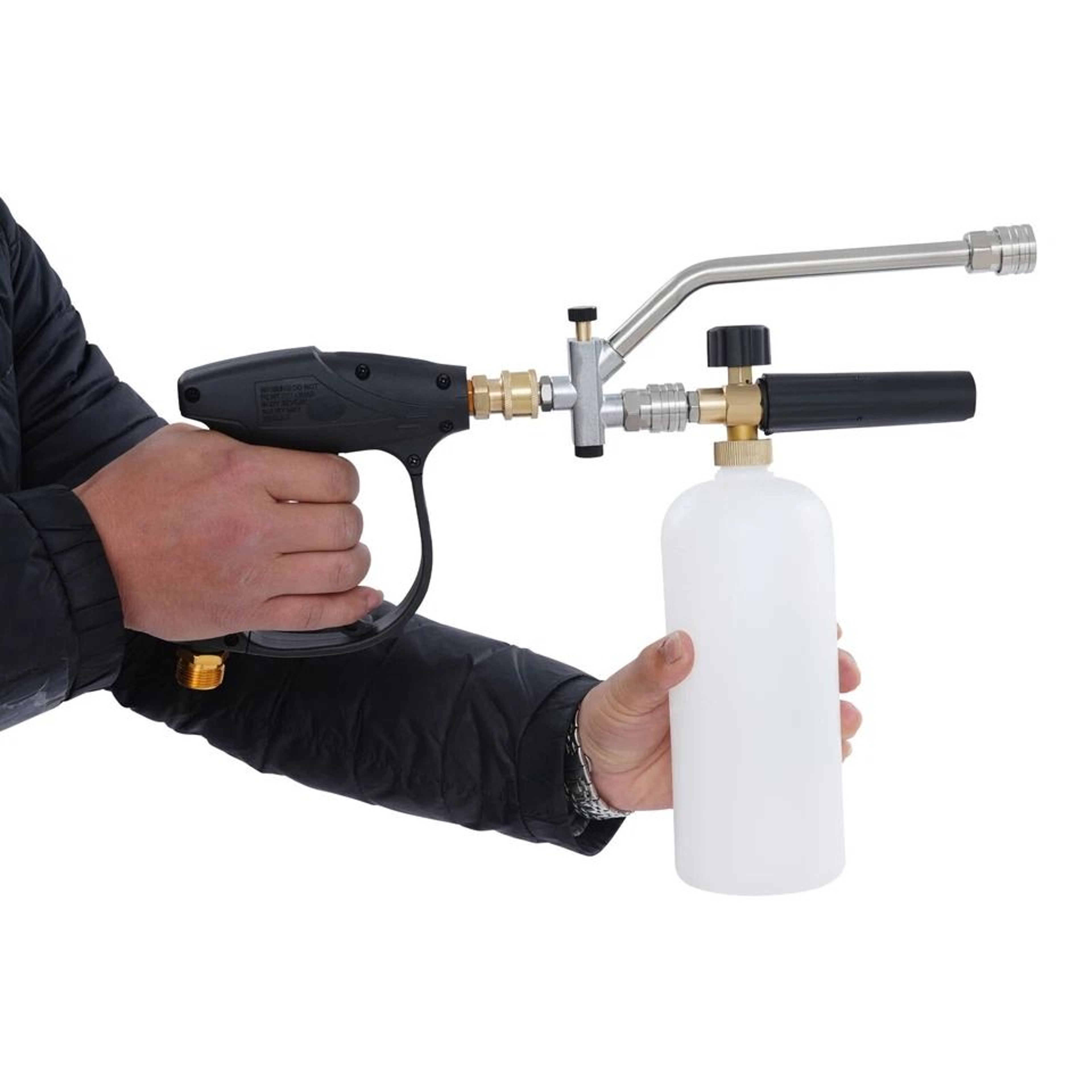 Premium High Pressure Washer Gun With Nozzle Set  Foam Spray Kit 2