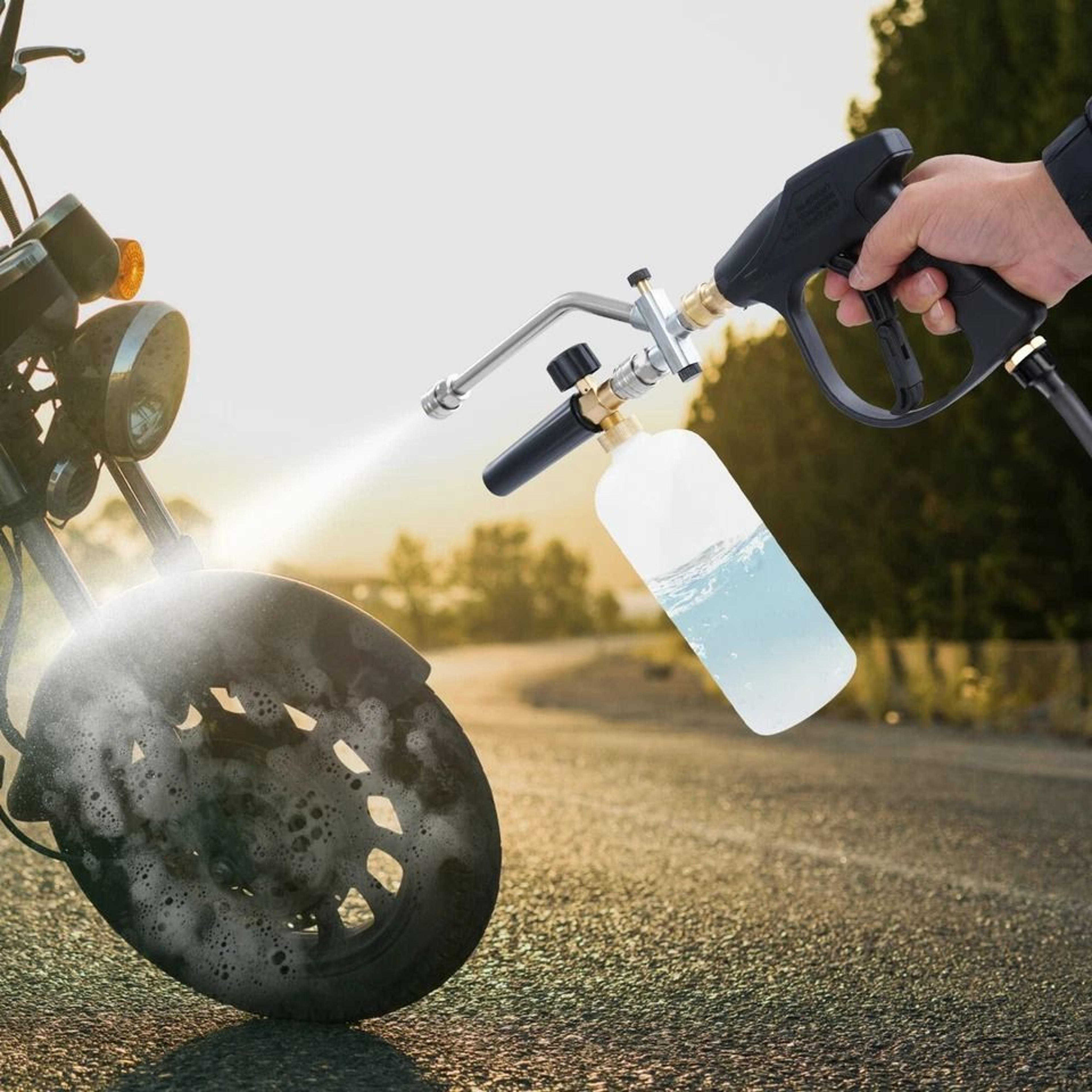 Premium High Pressure Washer Gun With Nozzle Set  Foam Spray Kit 5