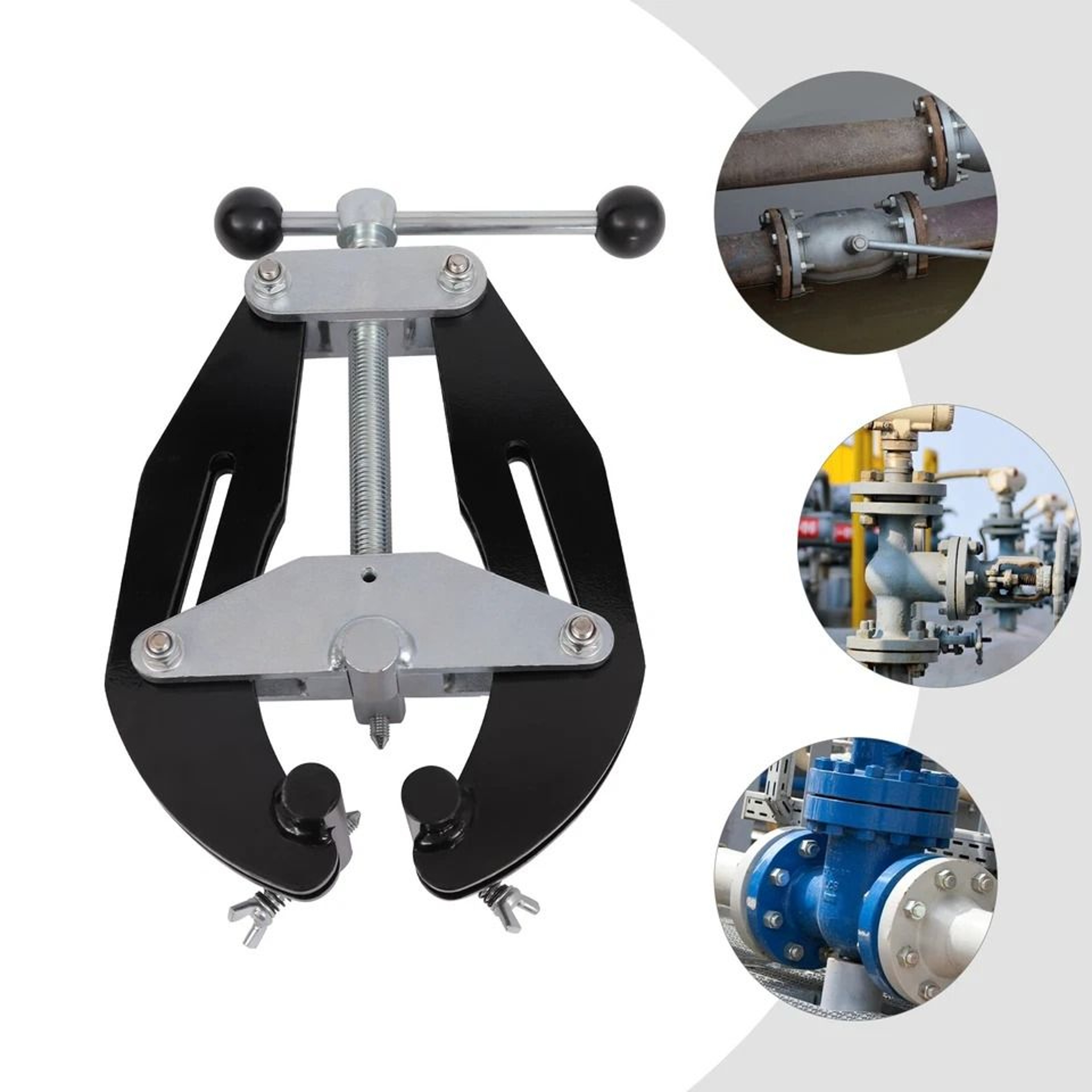 Professional Welding Pipe Clamp Pipe Alignment Clamp Heavy Duty Fit Up Tool 6