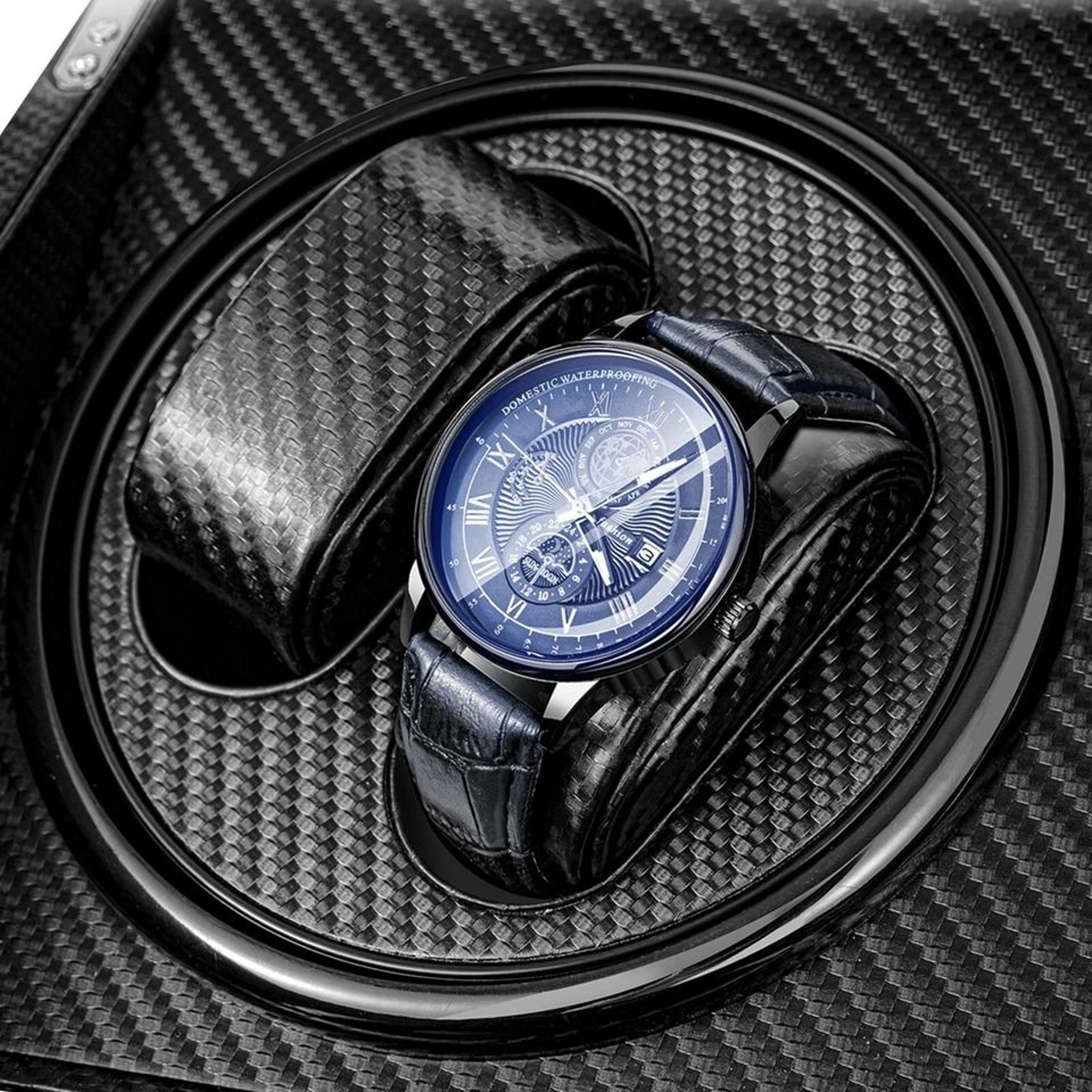 Luxury Slot Automatic Watch Winder  Display Case Premium Automatic Watch Winder  Watch Storage Box 1