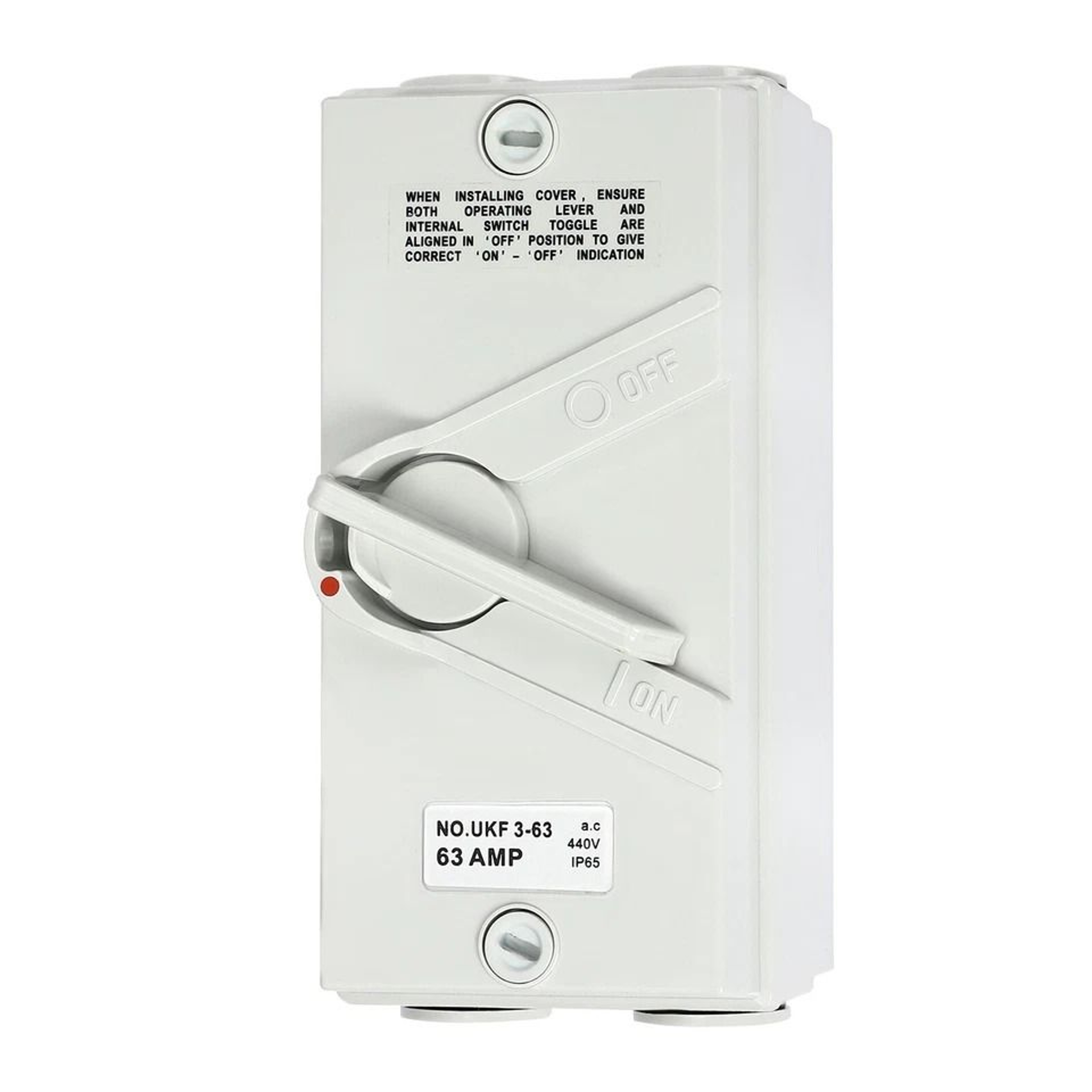 Wall Mounted Phase Isolating Switch Waterproof Isolator Switch Industrial Disconnect 4
