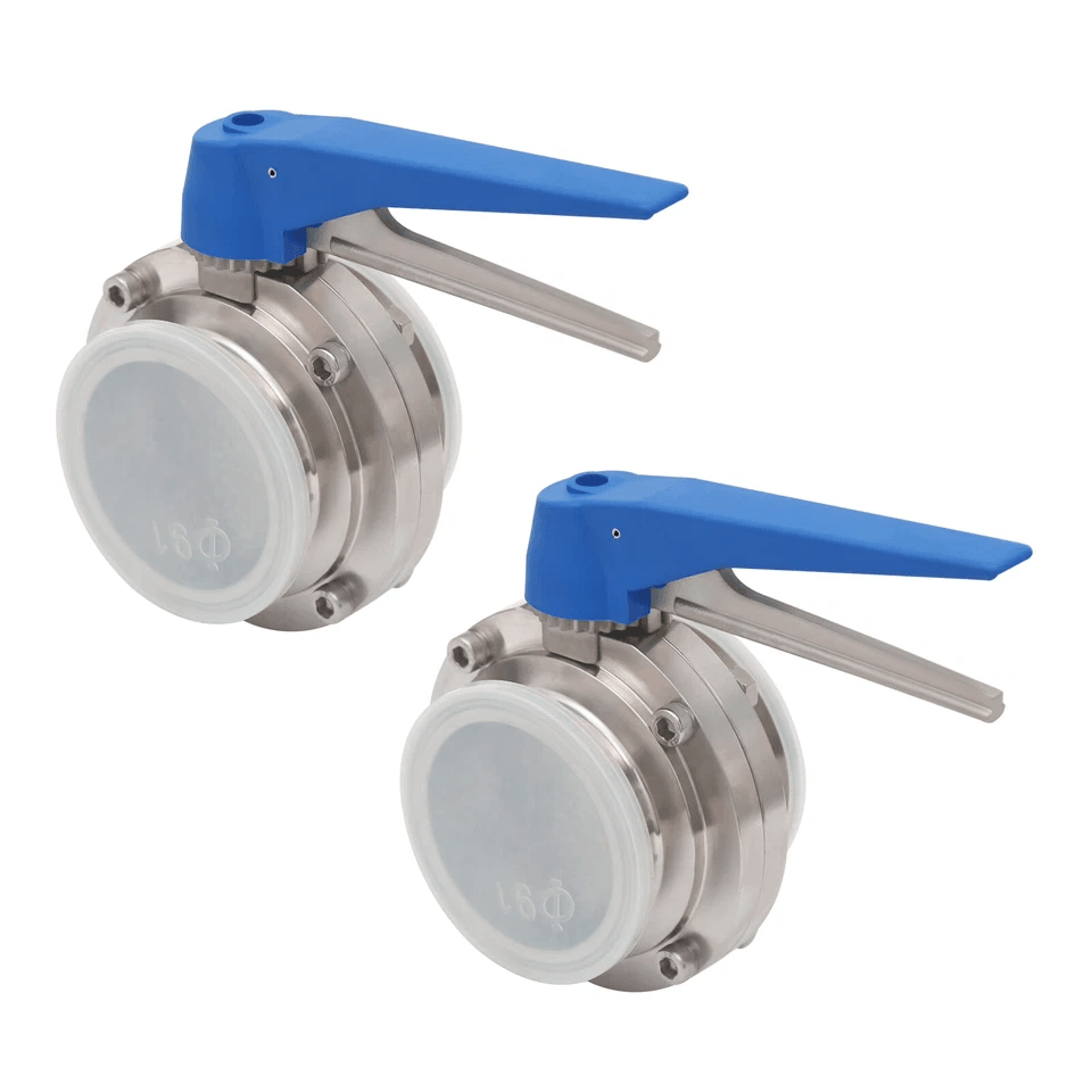 Trigger Handle Stainless Steel Butterfly Valves Industrial Chemical Flow Control 7