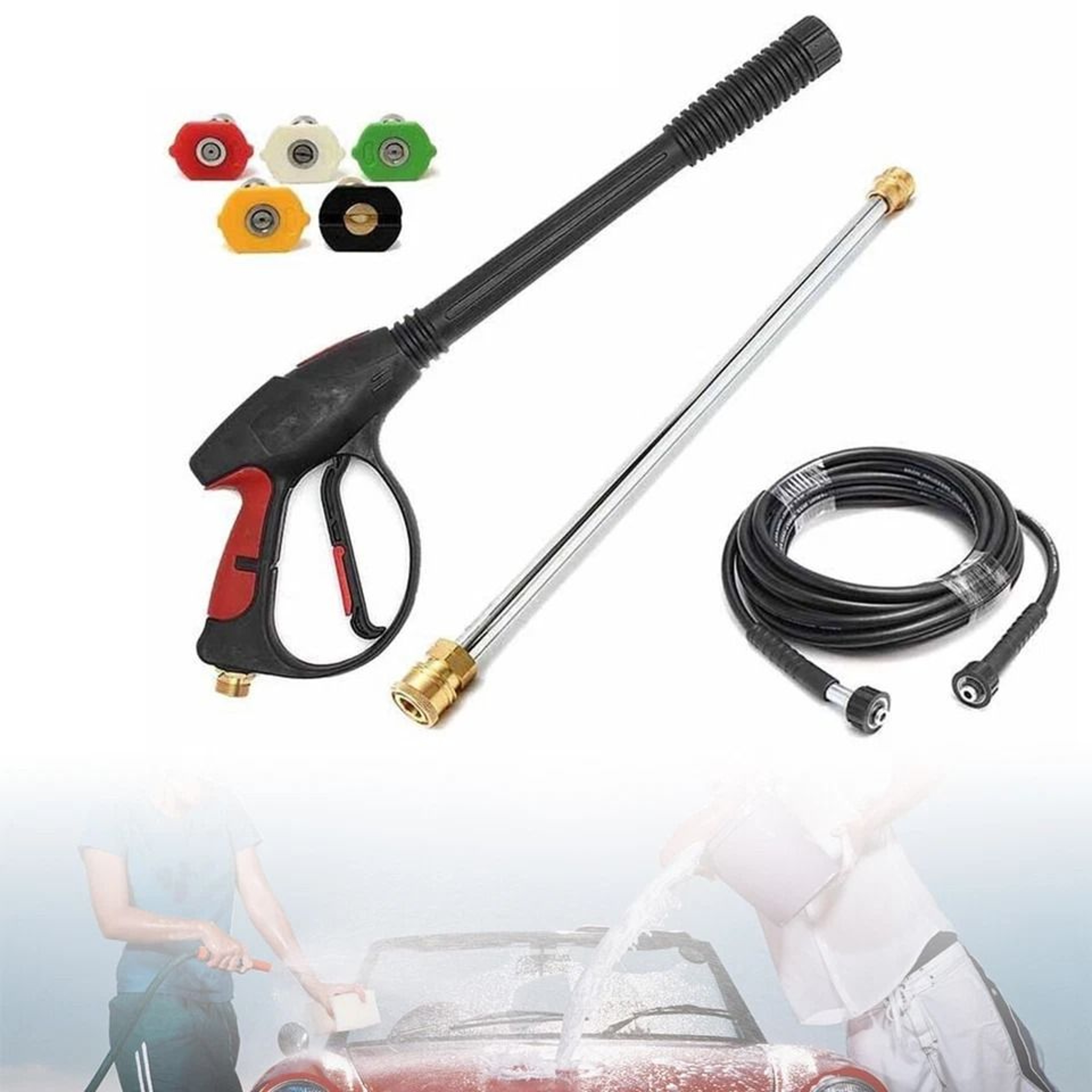 Craftsman High Pressure Power Washer Spray Gun Wand Kit With Tips 0