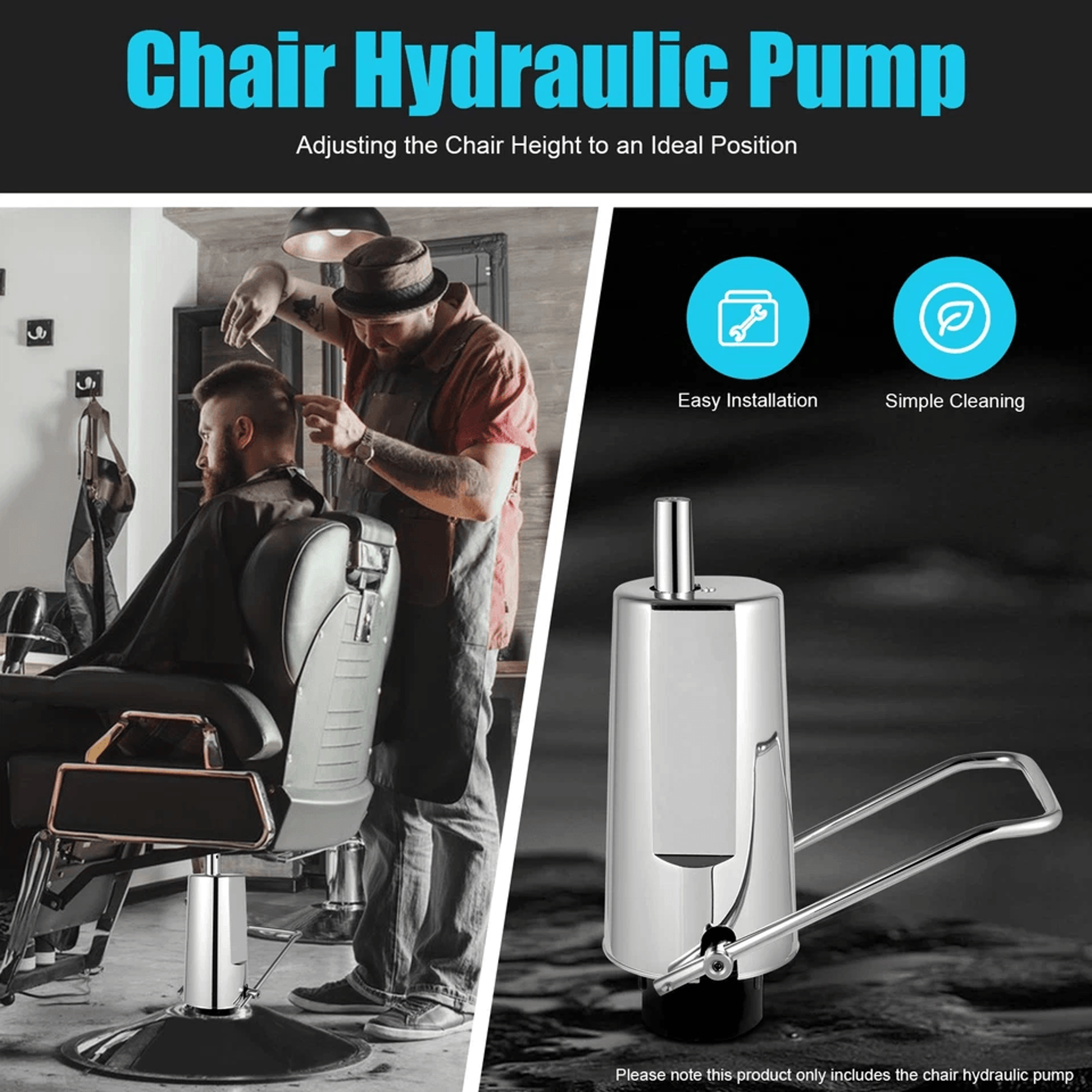 Premium Barber Chair Hydraulic Pump Heavy Duty Salon Chair Replacement Pump 1
