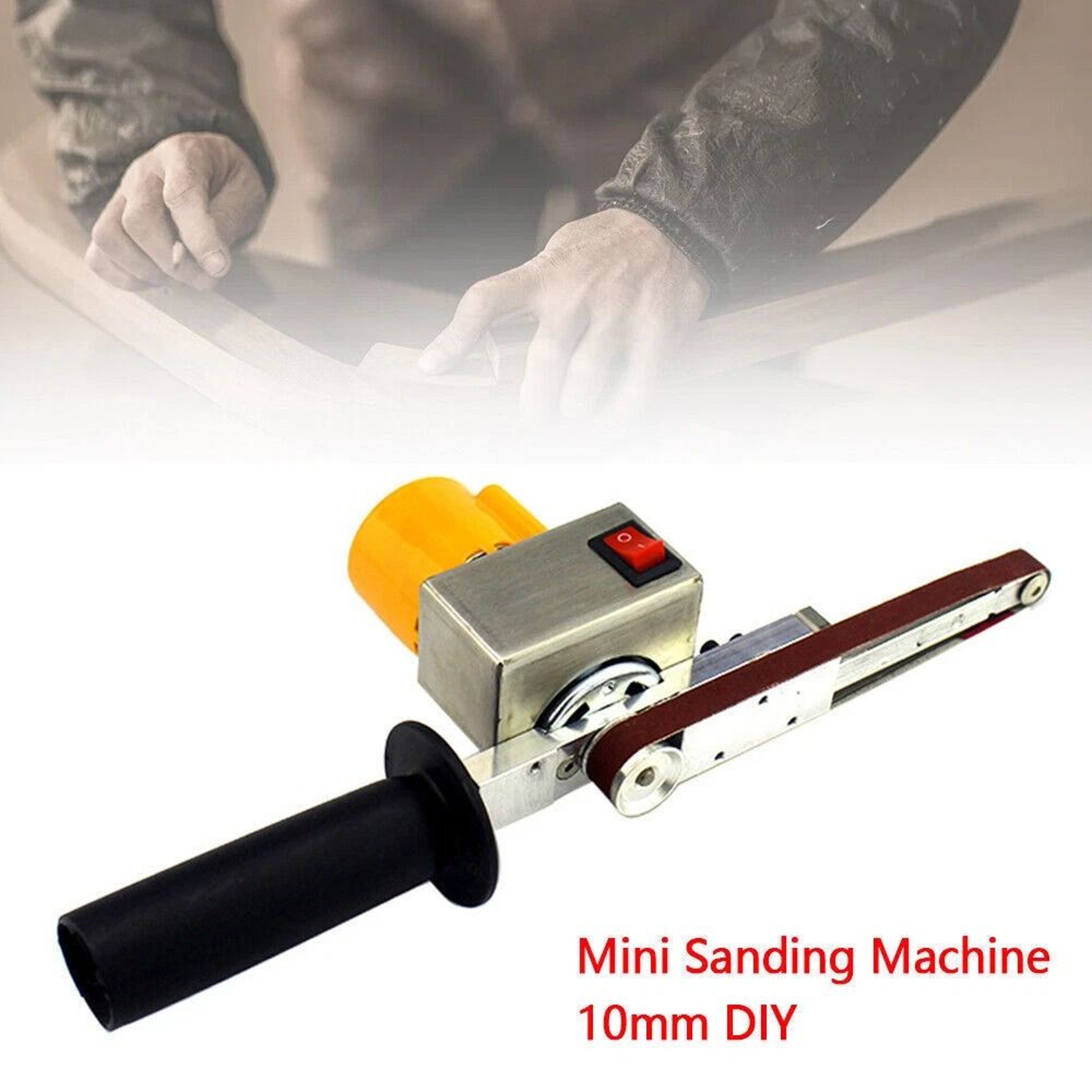 Premium Mini Belt Sander  Handheld Sanding Tool With Speed Adjustable Grinder 1