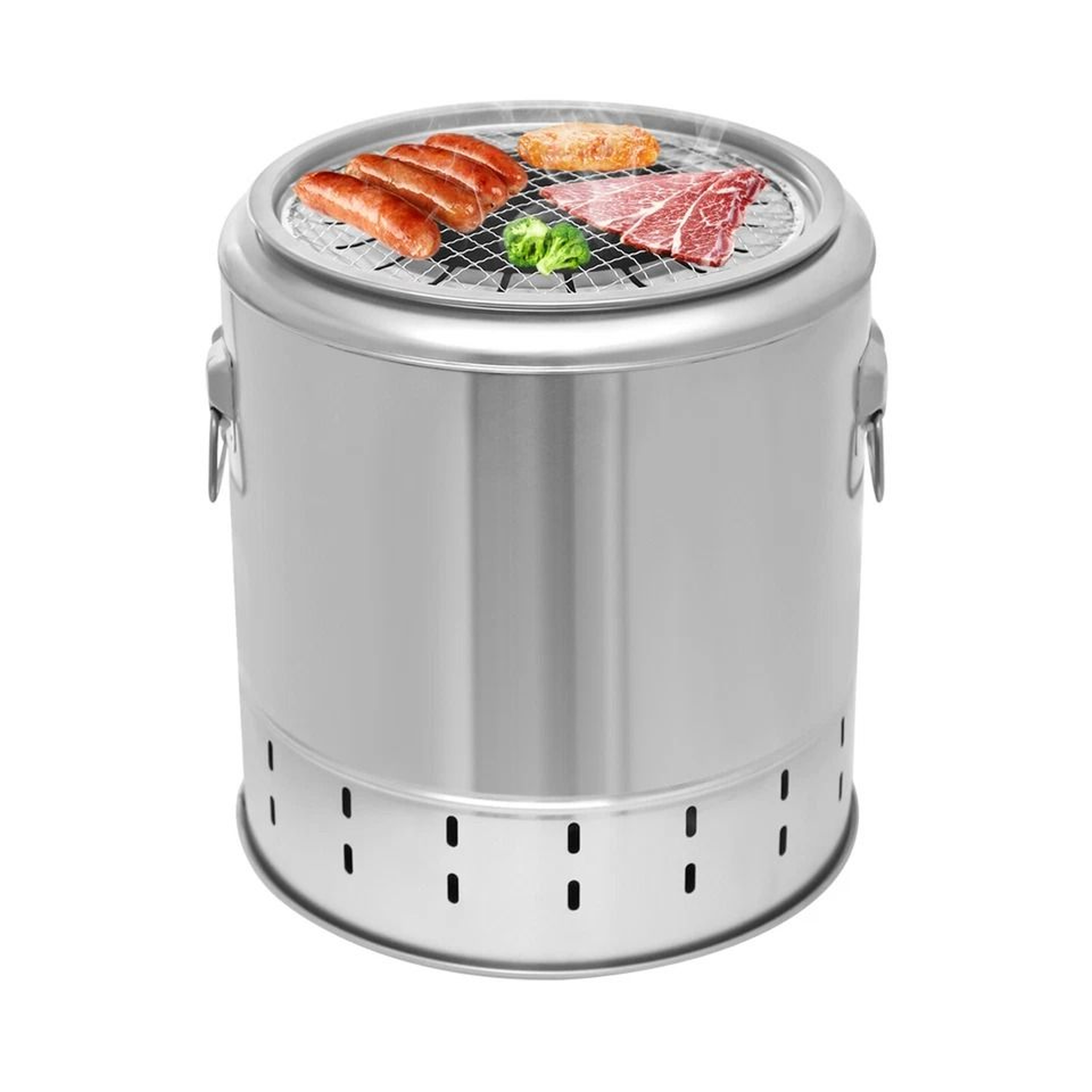 Portable Smokeless Stainless Steel BBQ Grill For Camping And Picnics 7