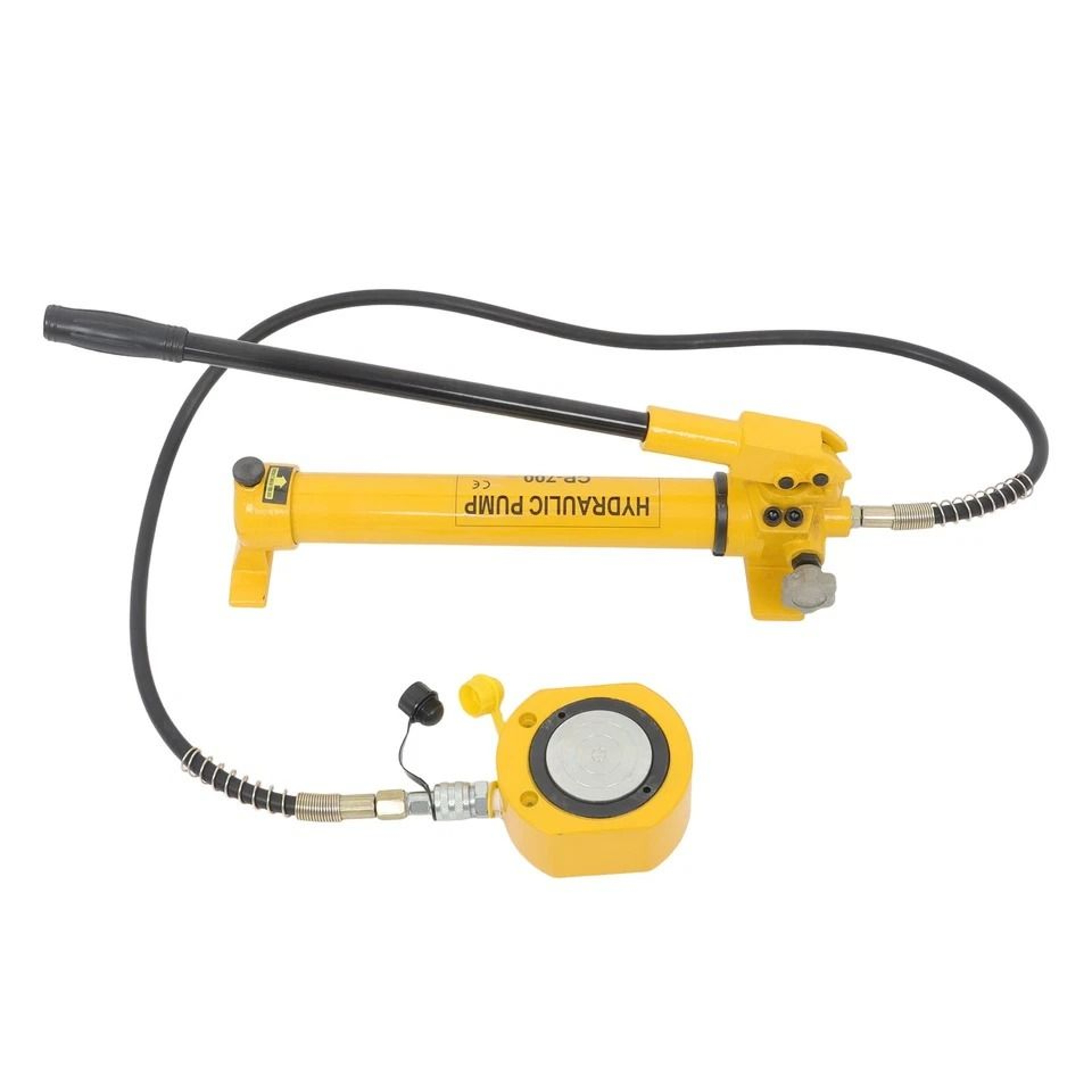 Low Profile Hydraulic Jack Kit With Hand Pump For Industrial Lifting 5