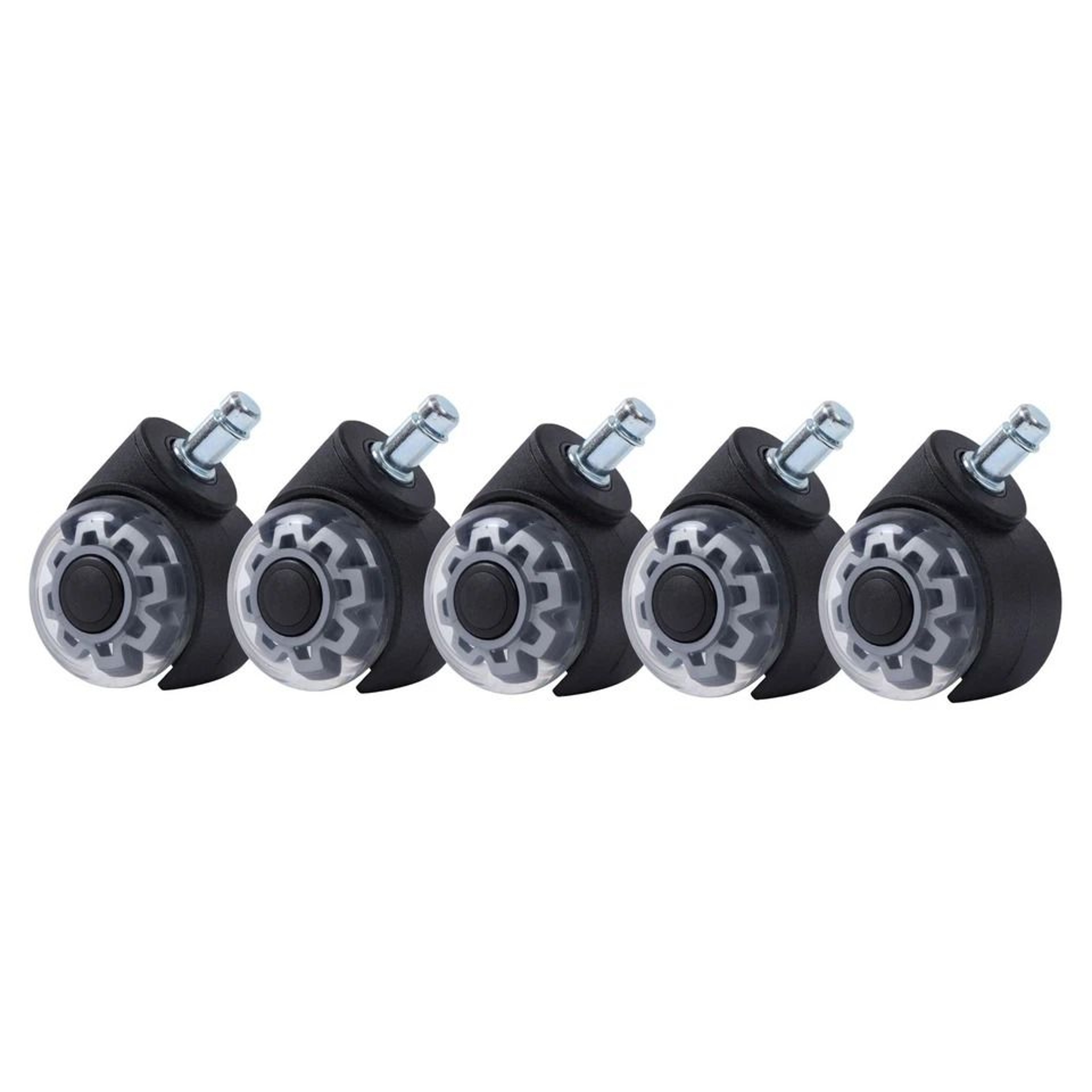 Chair Casters Smooth Office Chair Replacement Wheels With Rubber Swivel 1