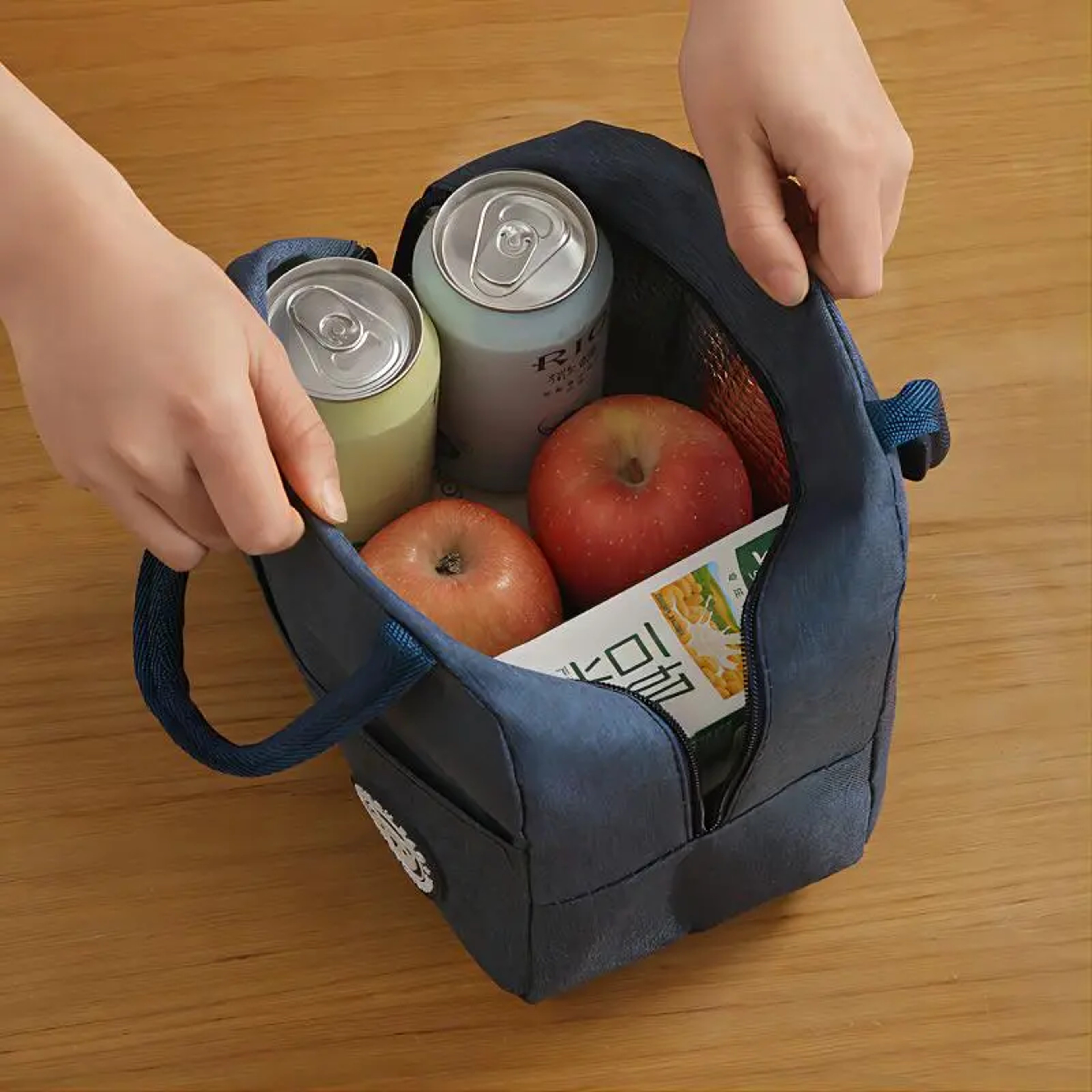 Bento Pack Insulated Lunch Bag Rice Bag Meal Pack With Ice Pack 4