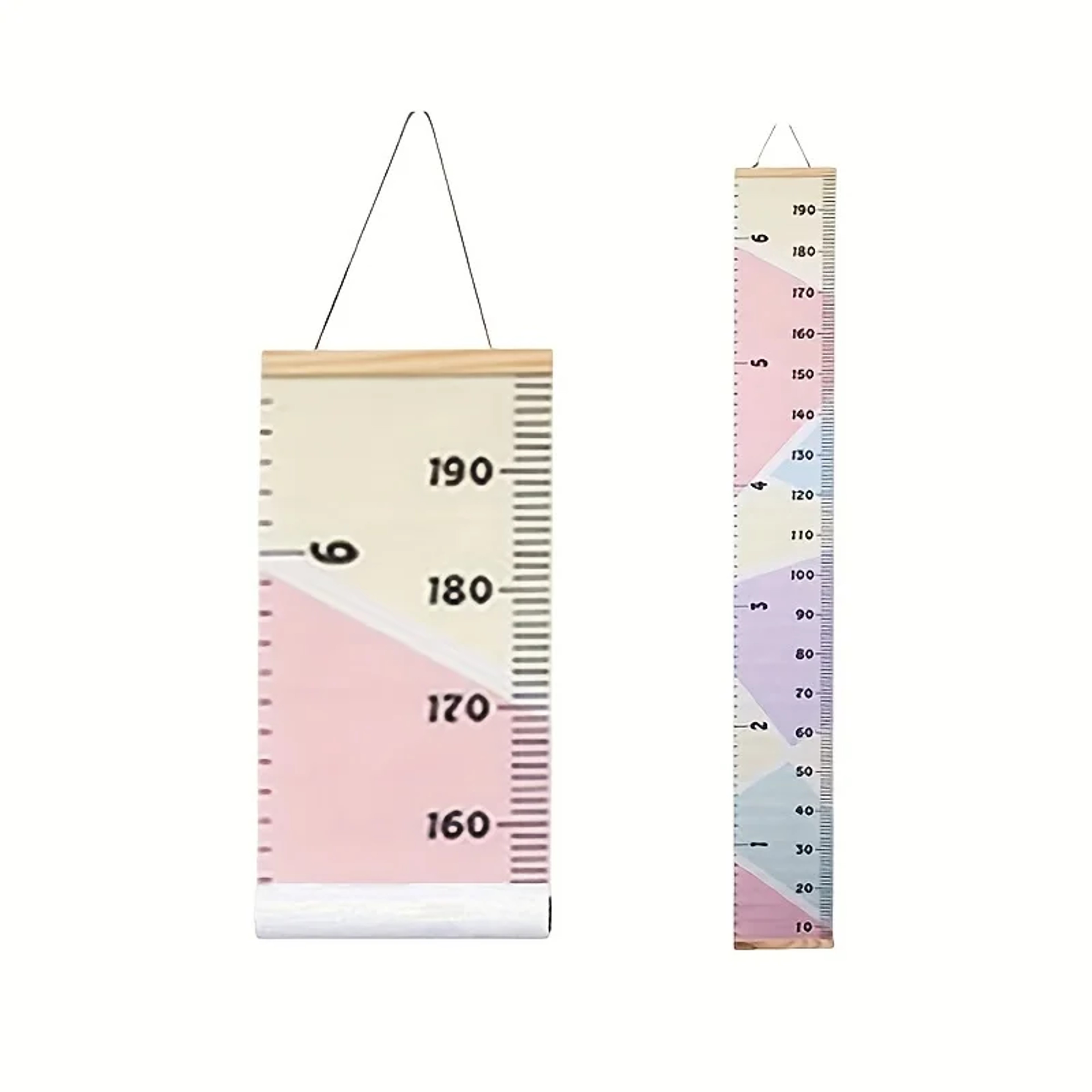 Kids Growth Chart Ruler Removable Wall Art Waterproof Nursery Decor Height Measure Wall Chart For B 2