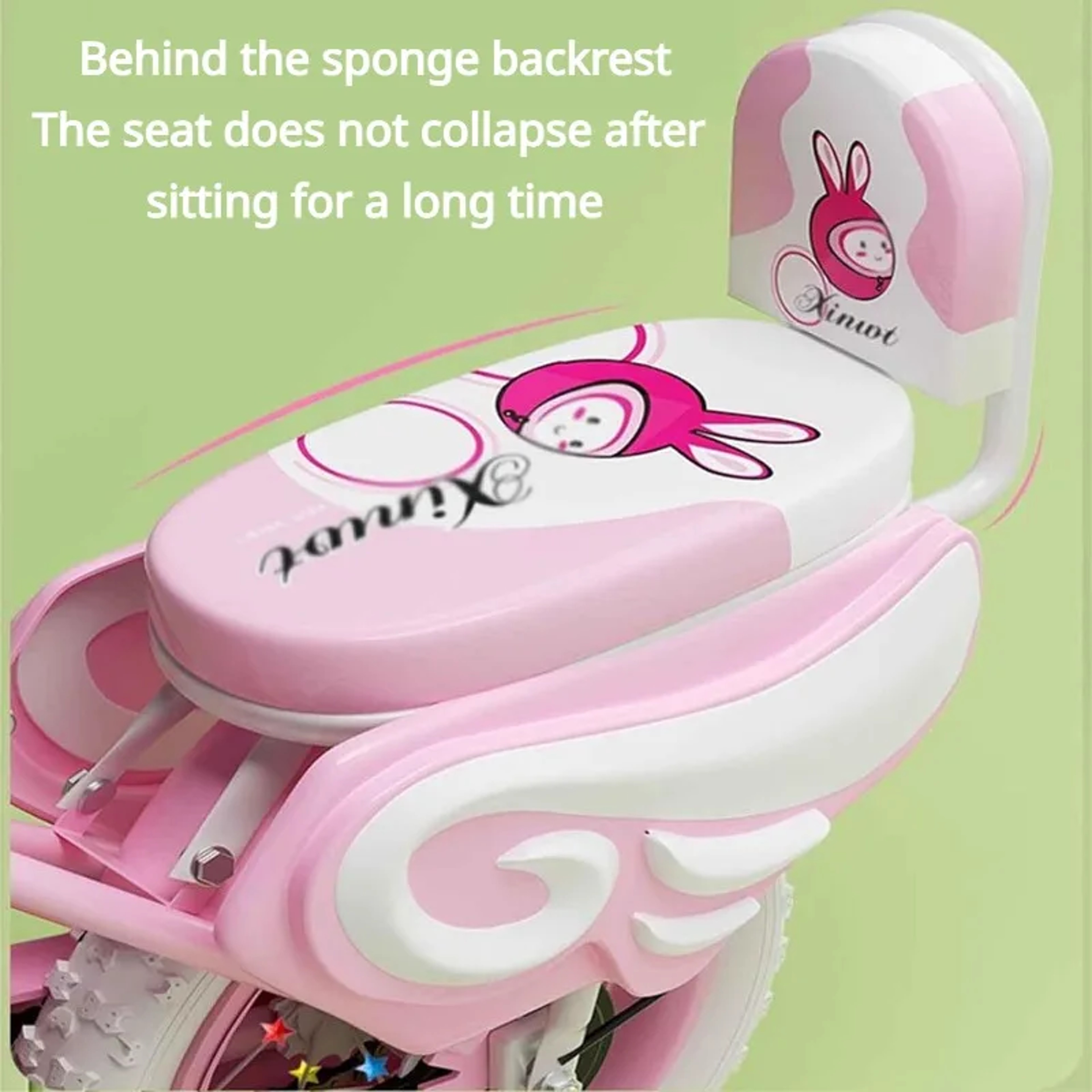 Cute Cartoon Princess Girls Bike Folding Childrens Bicycle With Training Wheels Doll Seat  Basket K 1